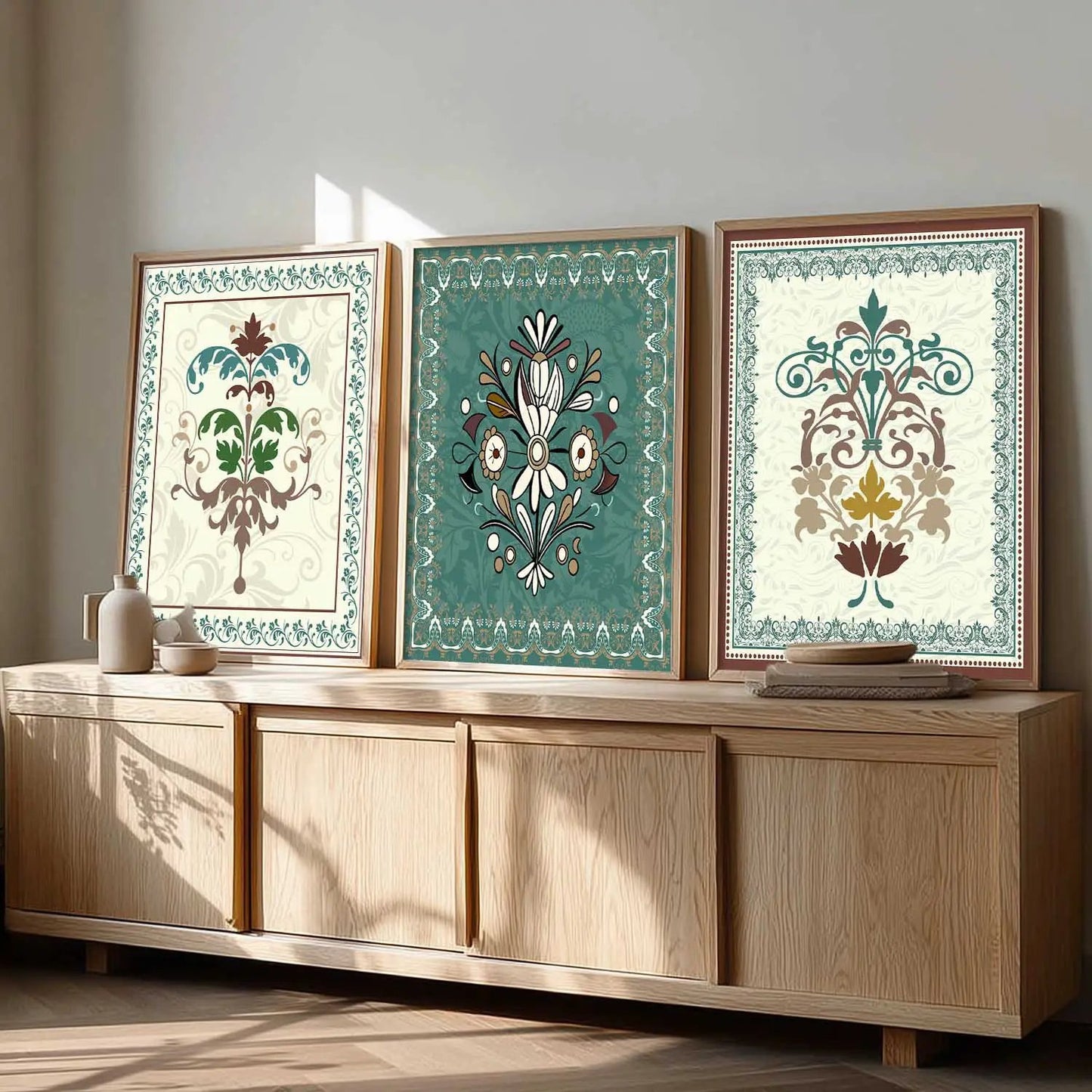 Traditional Wall Art Paintings for Living Room - Wall Poster With frames