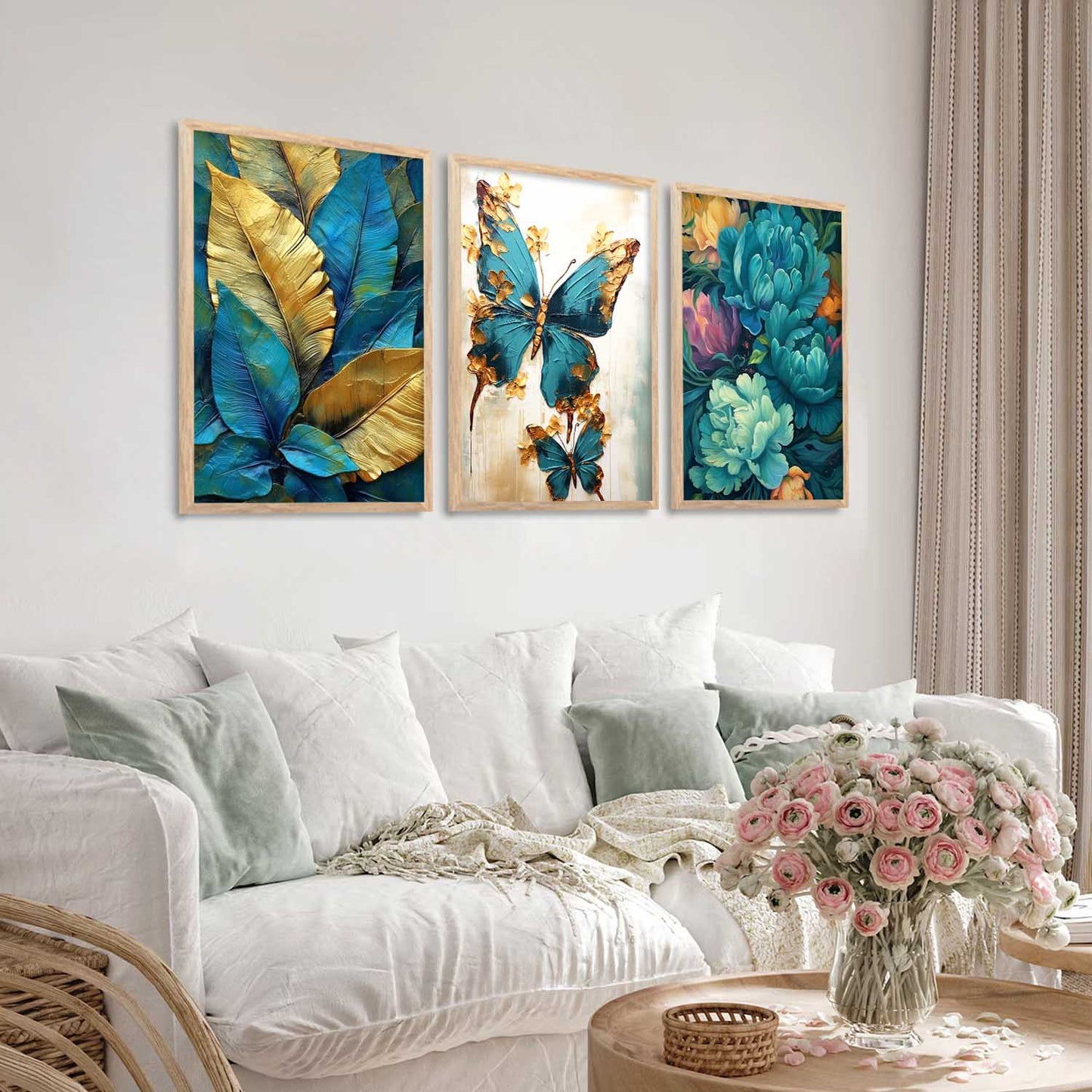 Traditional Wall Art Paintings for Living Room - Wall Poster With frames