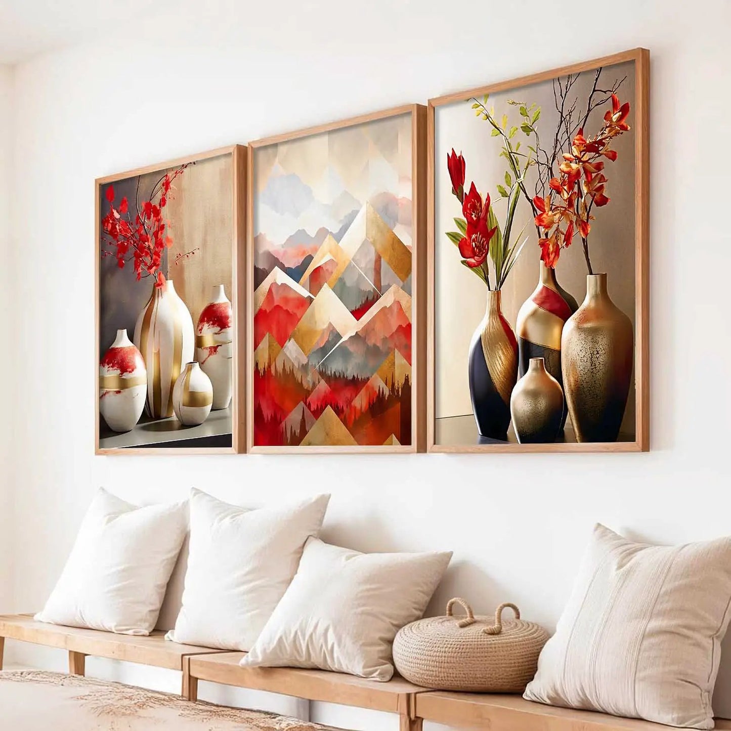 Modern Wall Art Paintings for Living Room - Wall Poster With frames