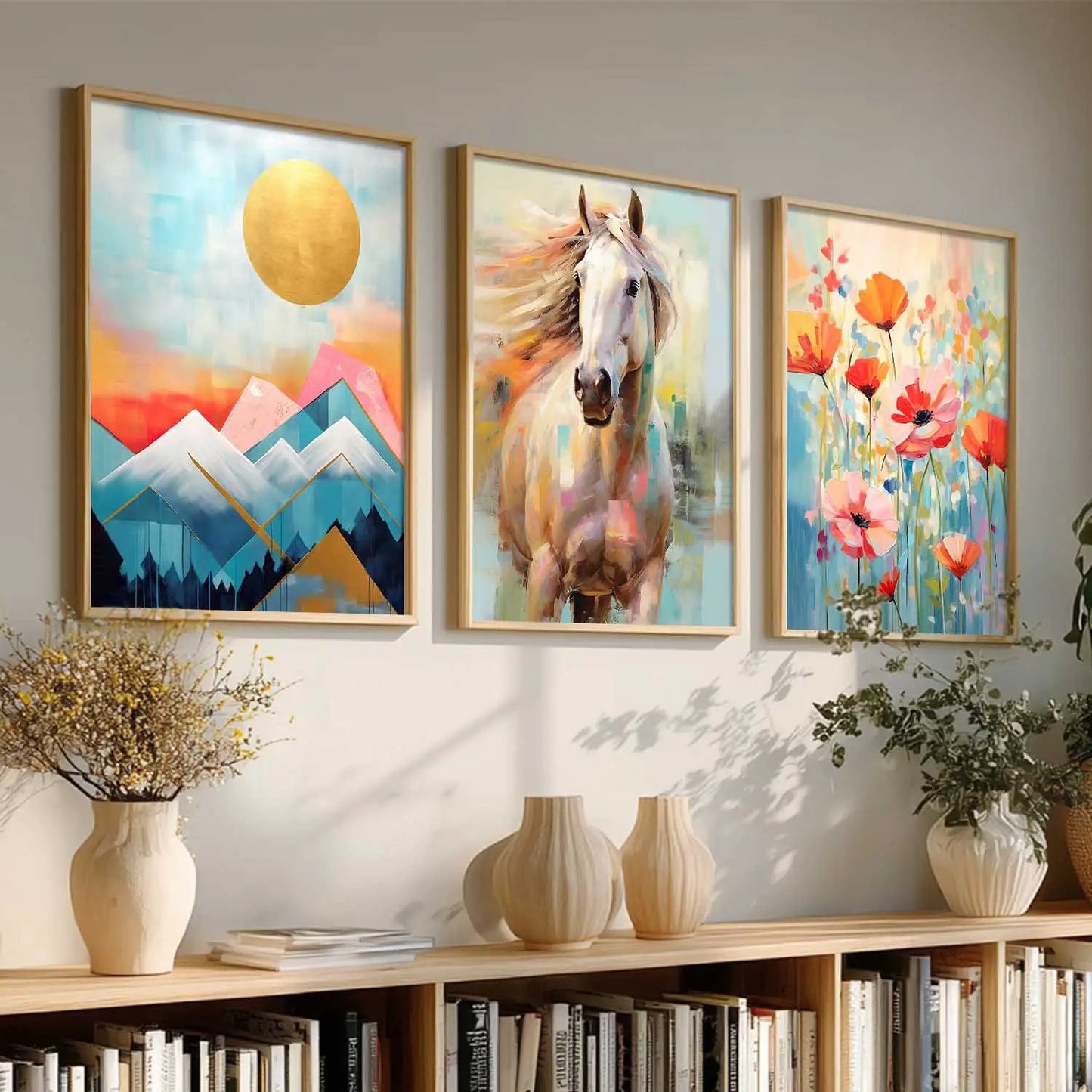 Modern Wall Art Paintings for Living Room - Wall Poster With frames