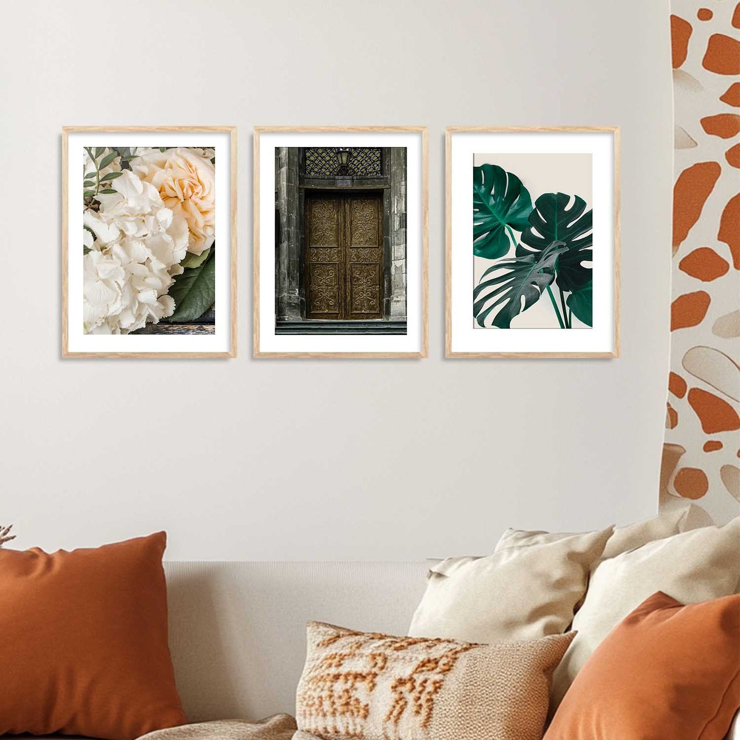 Floral Wall Art Paintings for Living Room - Wall Poster With frames