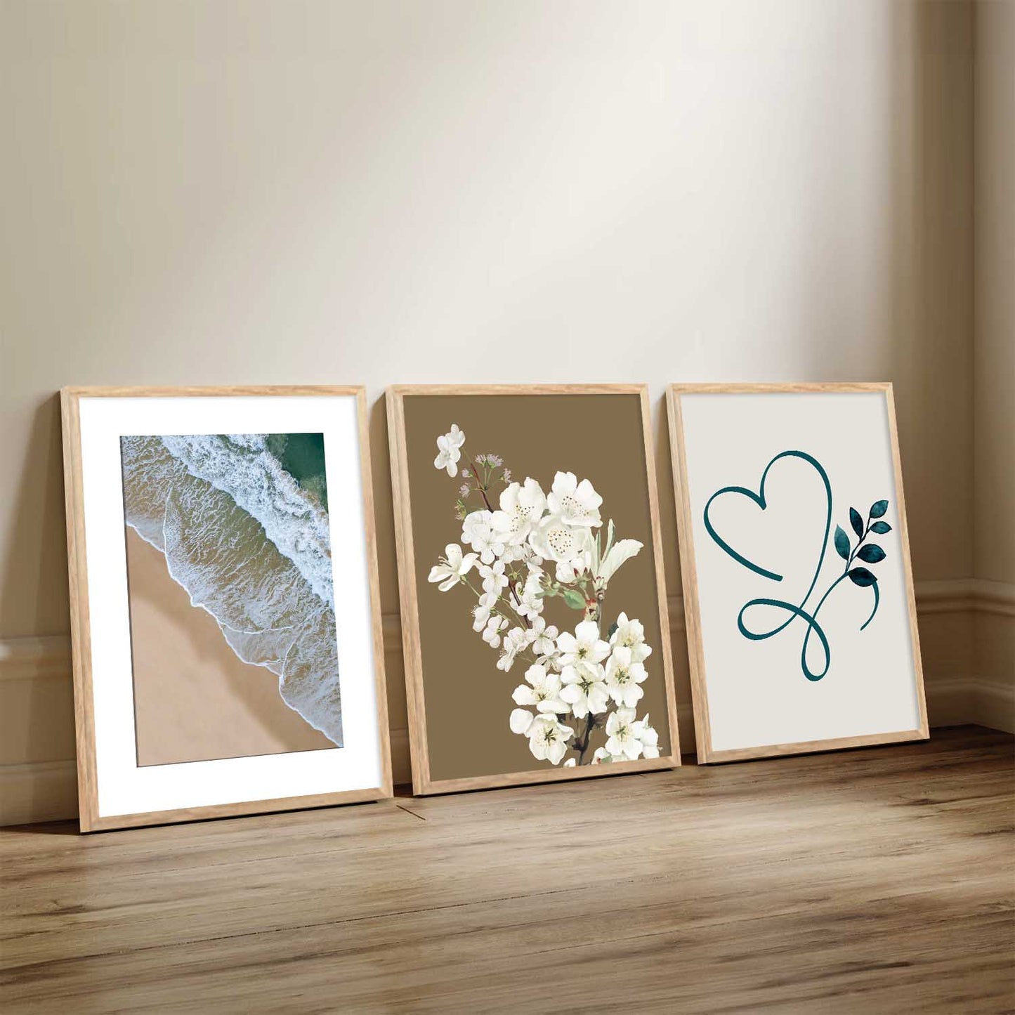 Floral Wall Art Paintings for Living Room - Wall Poster With frames