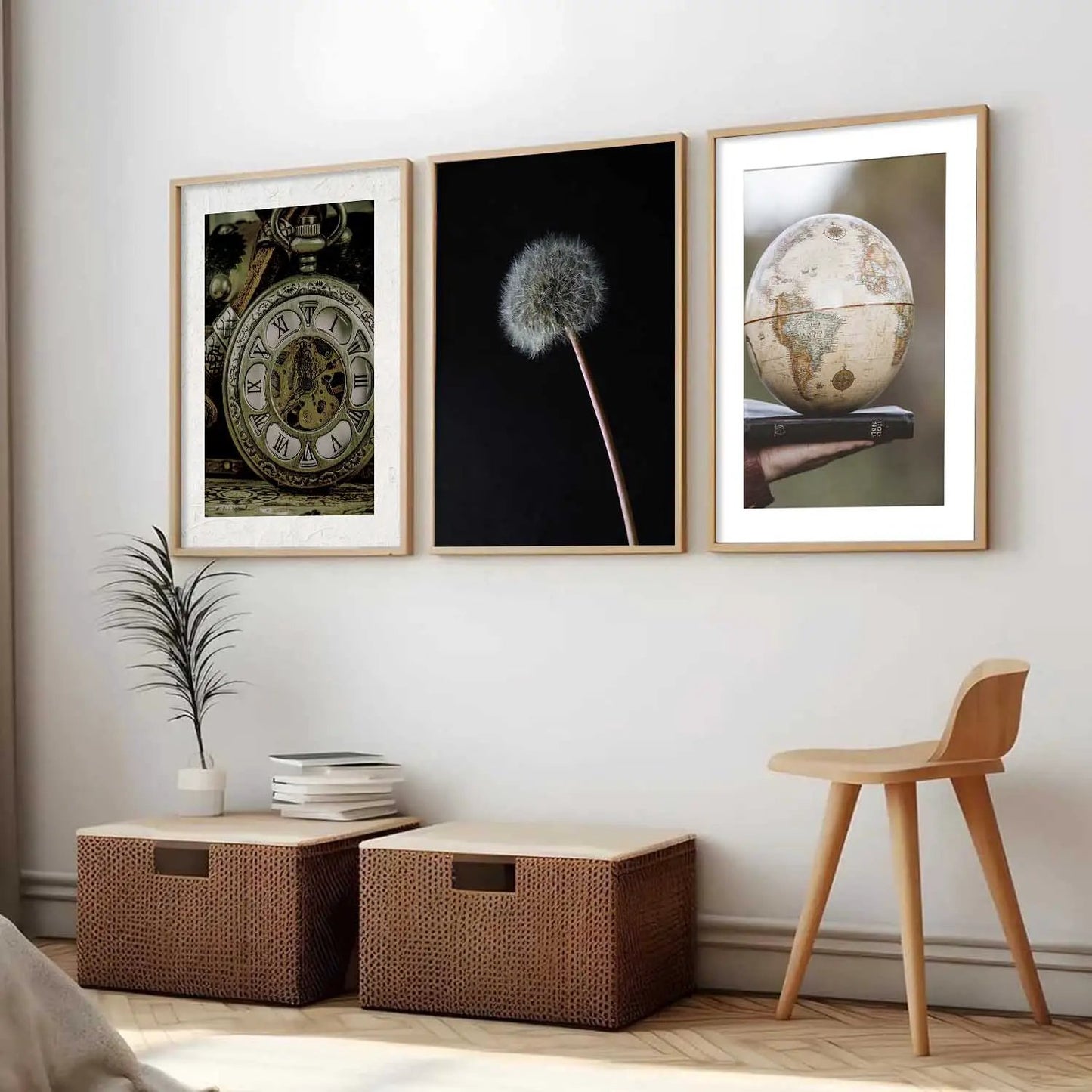 Boho Wall Art Paintings for Living Room - Wall Poster With frames