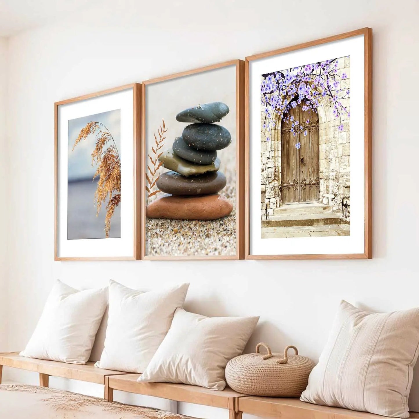 Boho Wall Art Paintings for Living Room - Wall Poster With frames