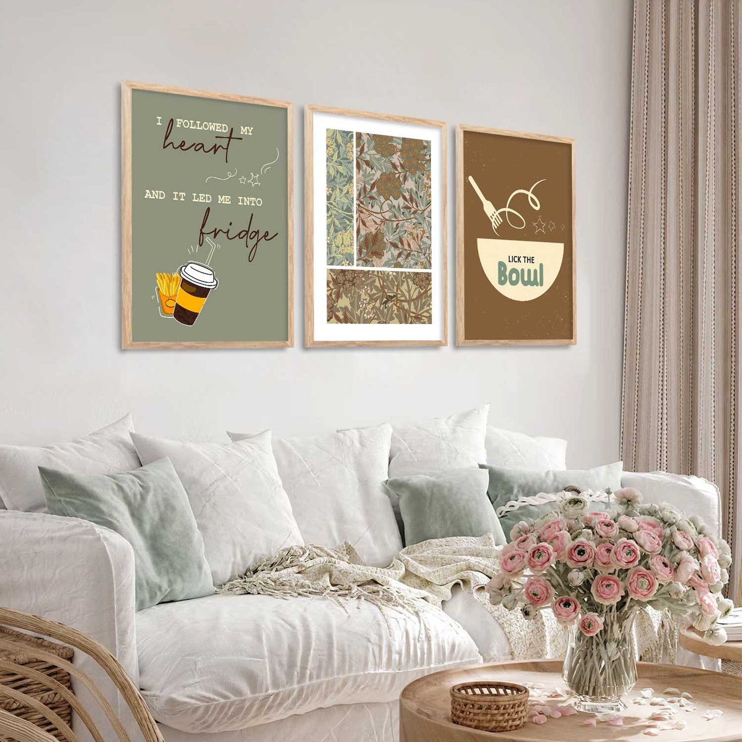 Quote Wall Art Paintings for Living Room - Wall Poster With frames