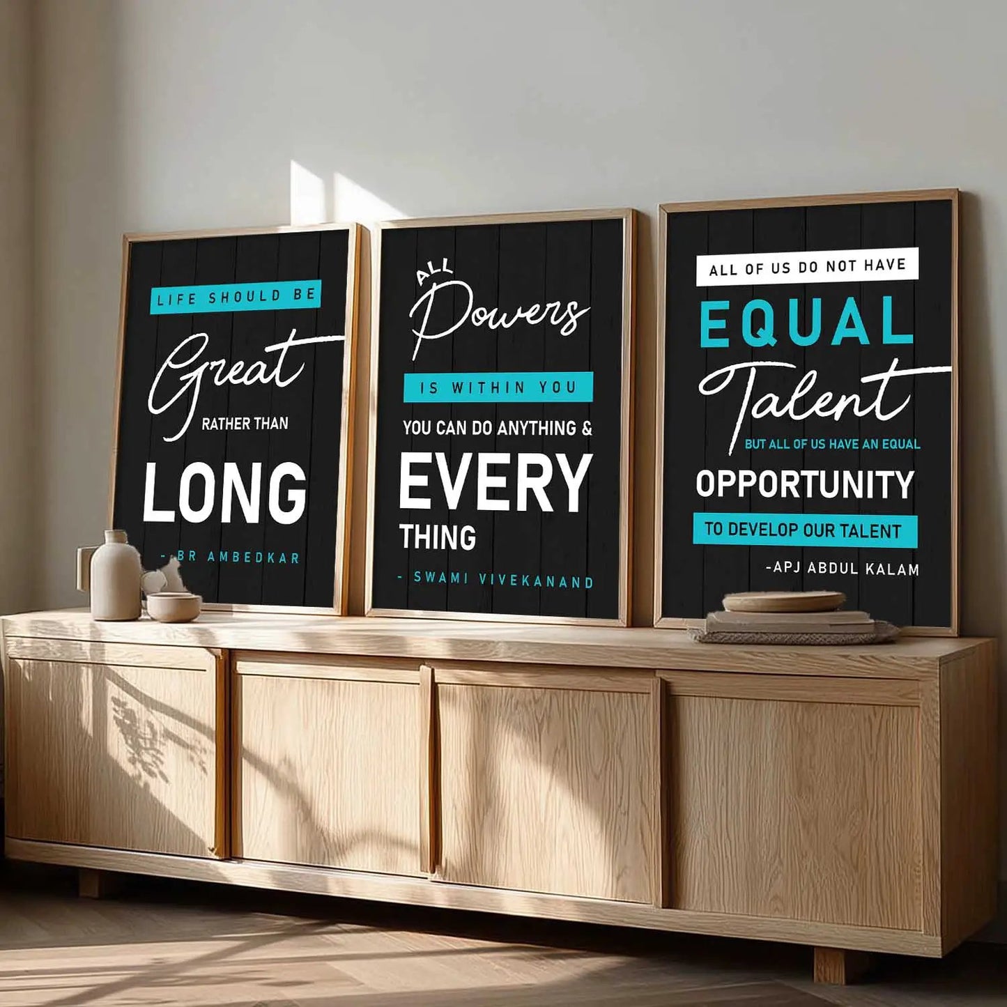 Motivational Wall Art Paintings for Living Room - Wall Poster With frames