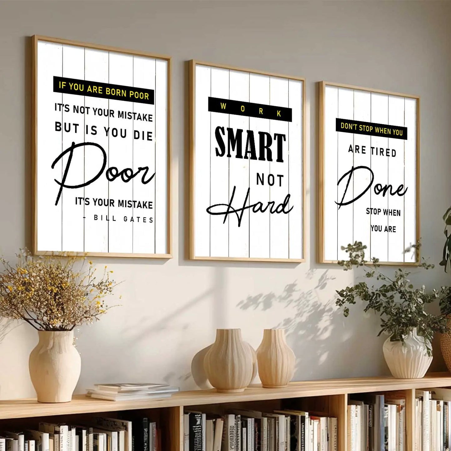 Motivational Wall Art Paintings for Living Room - Wall Poster With frames