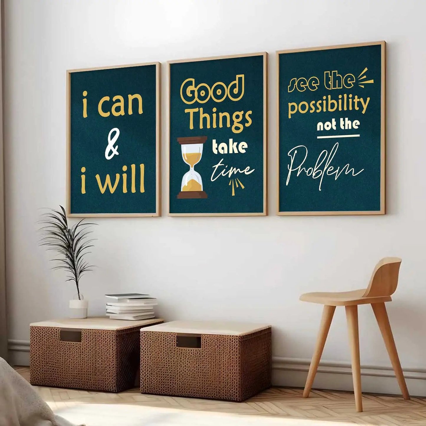 Motivational Wall Art Paintings for Living Room - Wall Poster With frames