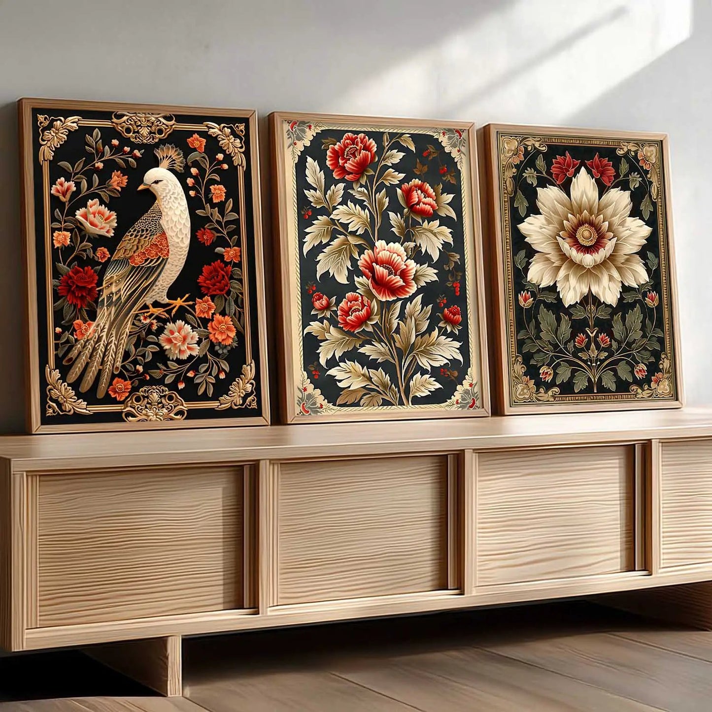 Floral Wall Art Paintings for Living Room - Wall Poster With frames