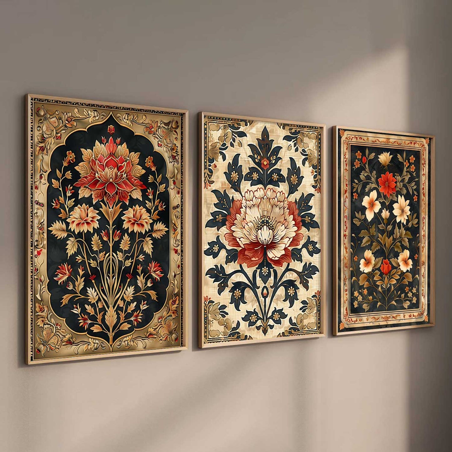 Floral Wall Art Paintings for Living Room - Wall Poster With frames