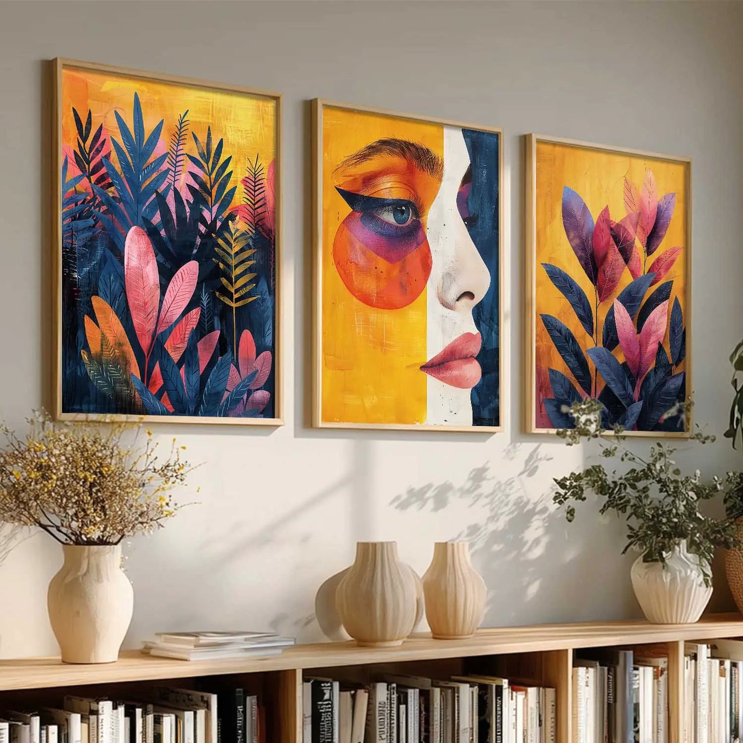 Modern Wall Art Paintings for Living Room - Wall Poster With frames
