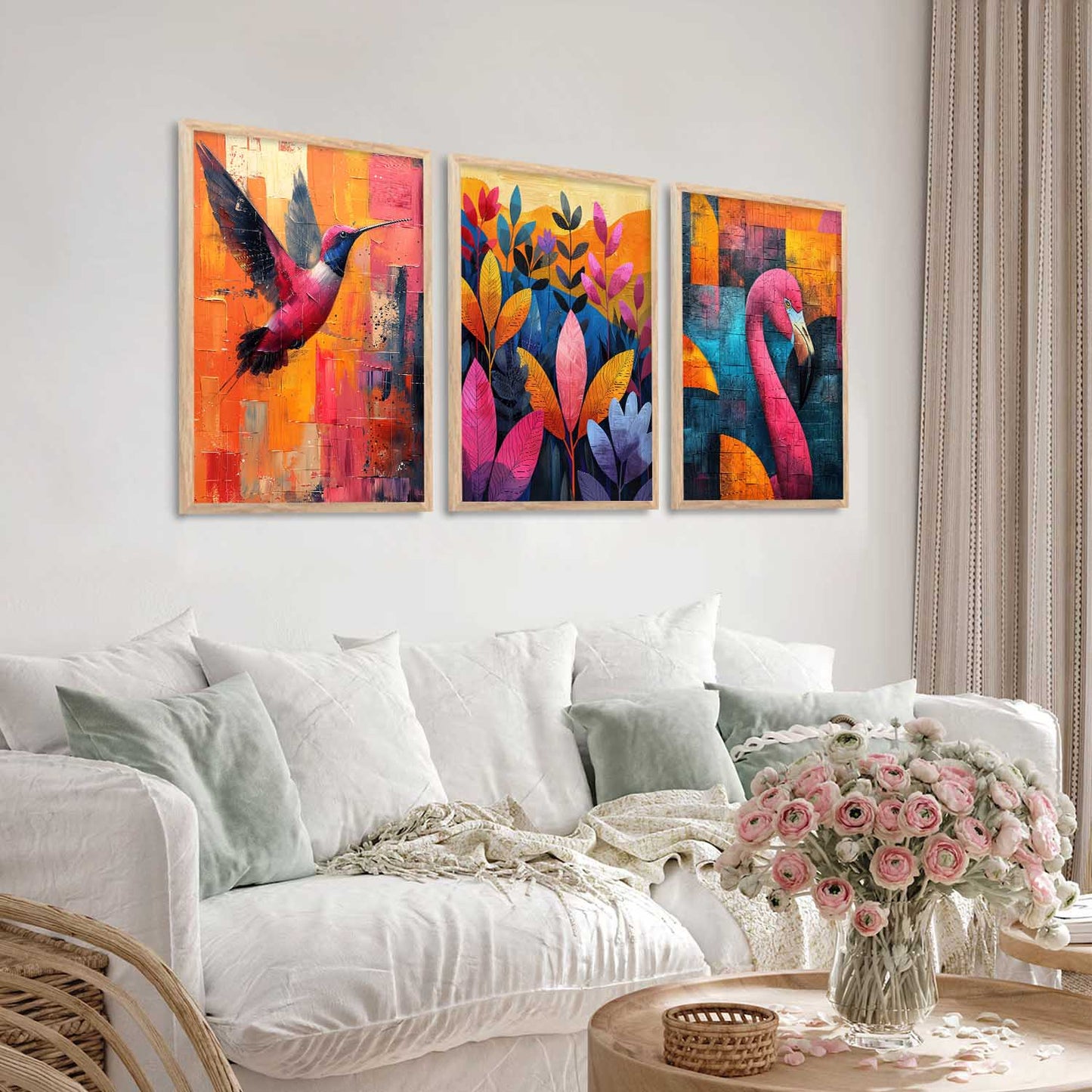 Modern Wall Art Paintings for Living Room - Wall Poster With frames