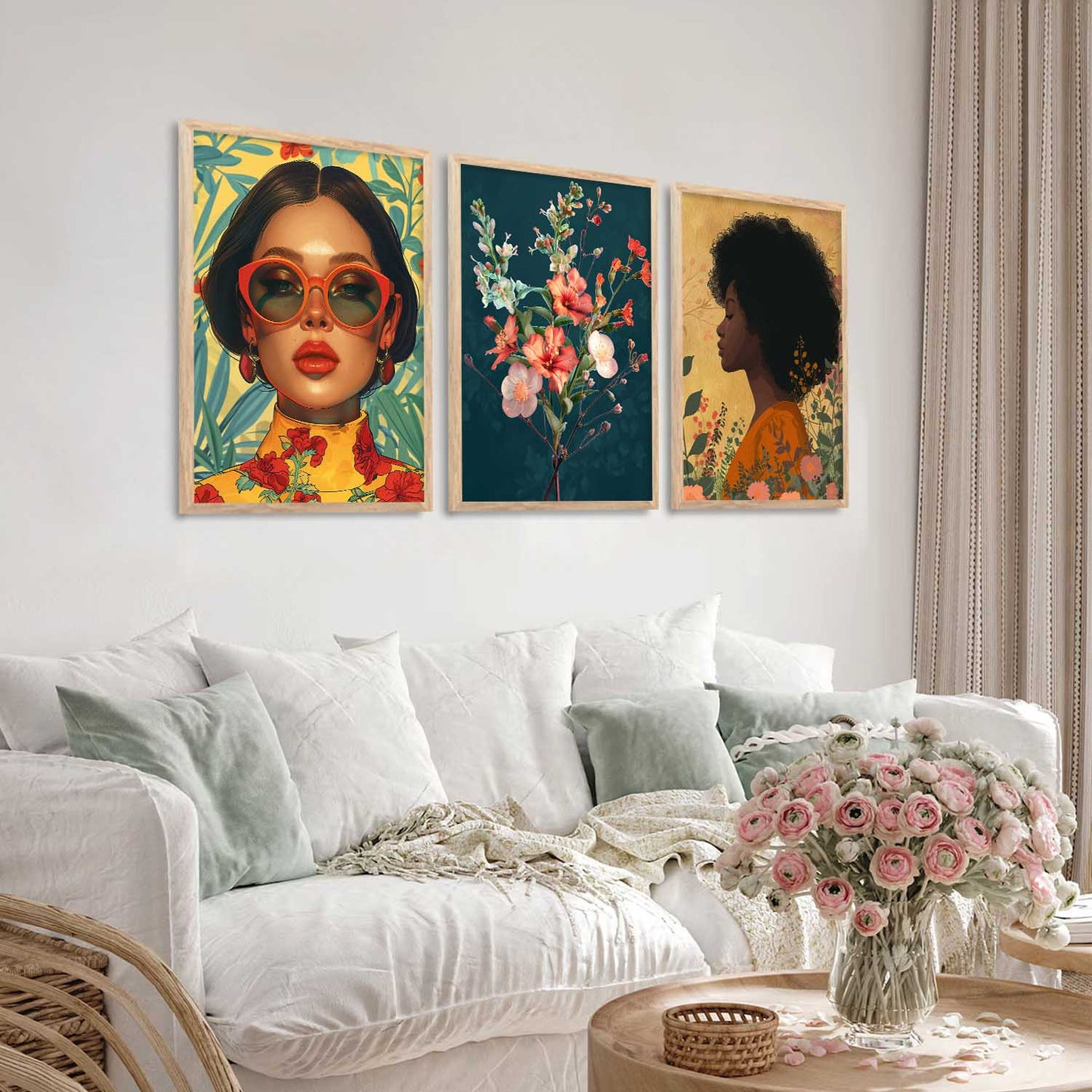 Modern Wall Art Paintings for Living Room - Wall Poster With frames