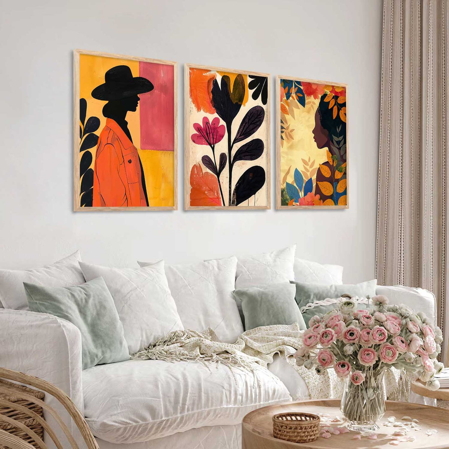 Modern Wall Art Paintings for Living Room - Wall Poster With frames