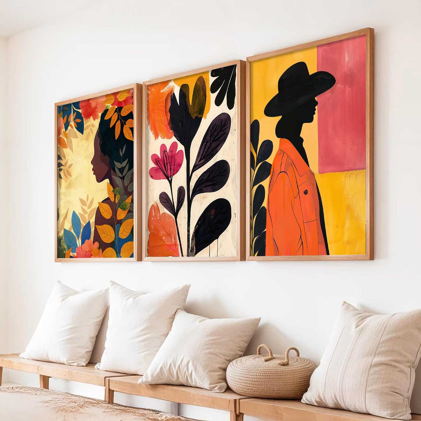 Modern Wall Art Paintings for Living Room - Wall Poster With frames