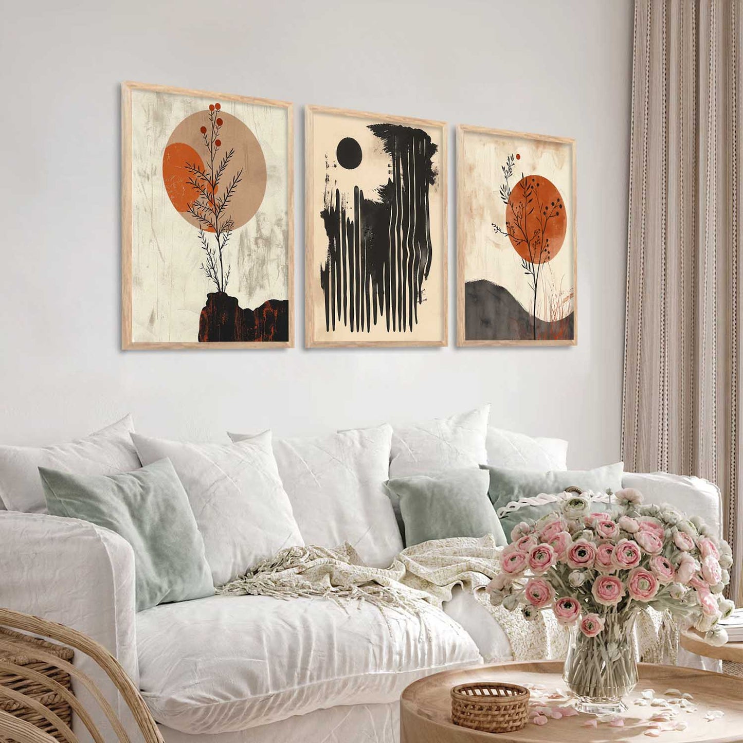Modern Wall Art Paintings for Living Room - Wall Poster With frames