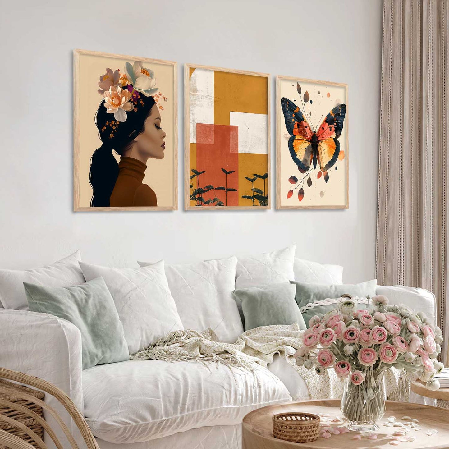 Modern Wall Art Paintings for Living Room - Wall Poster With frames