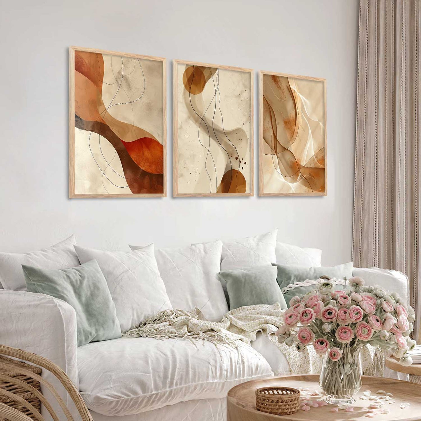 Modern Wall Art Paintings for Living Room - Wall Poster With frames