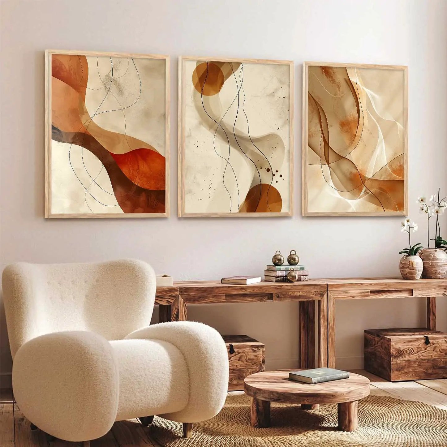 Modern Wall Art Paintings for Living Room - Wall Poster With frames