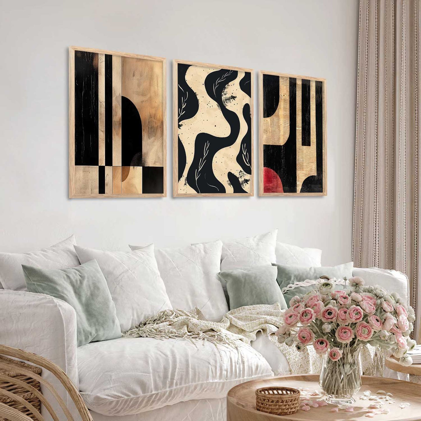 Abstract Wall Art Paintings for Living Room - Wall Poster With frames