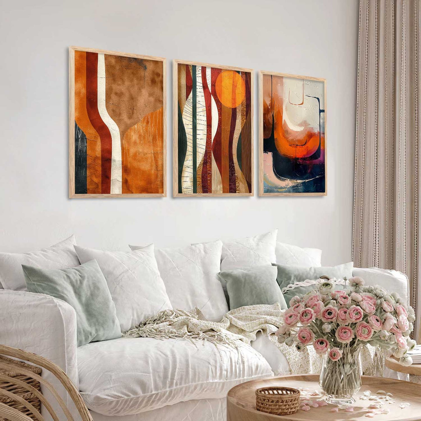 Modern Wall Art Paintings for Living Room - Wall Poster With frames
