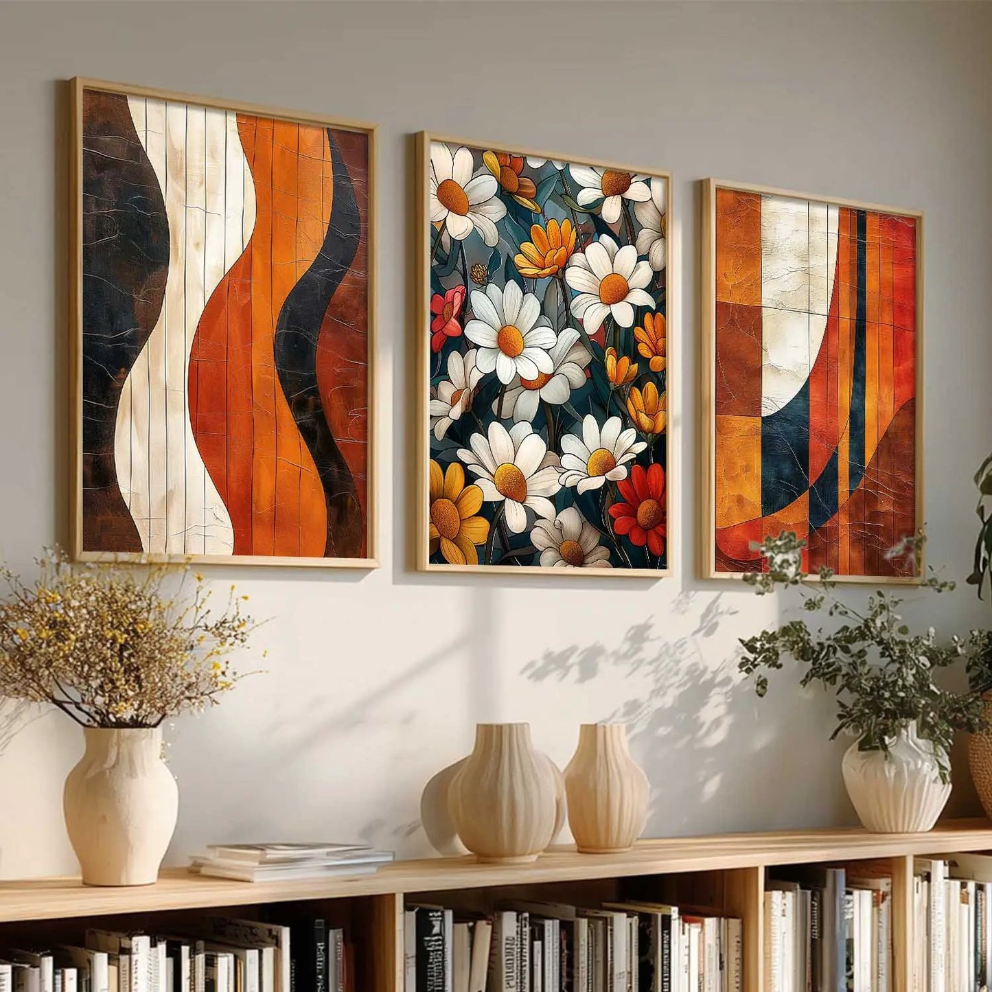 Modern Wall Art Paintings for Living Room - Wall Poster With frames