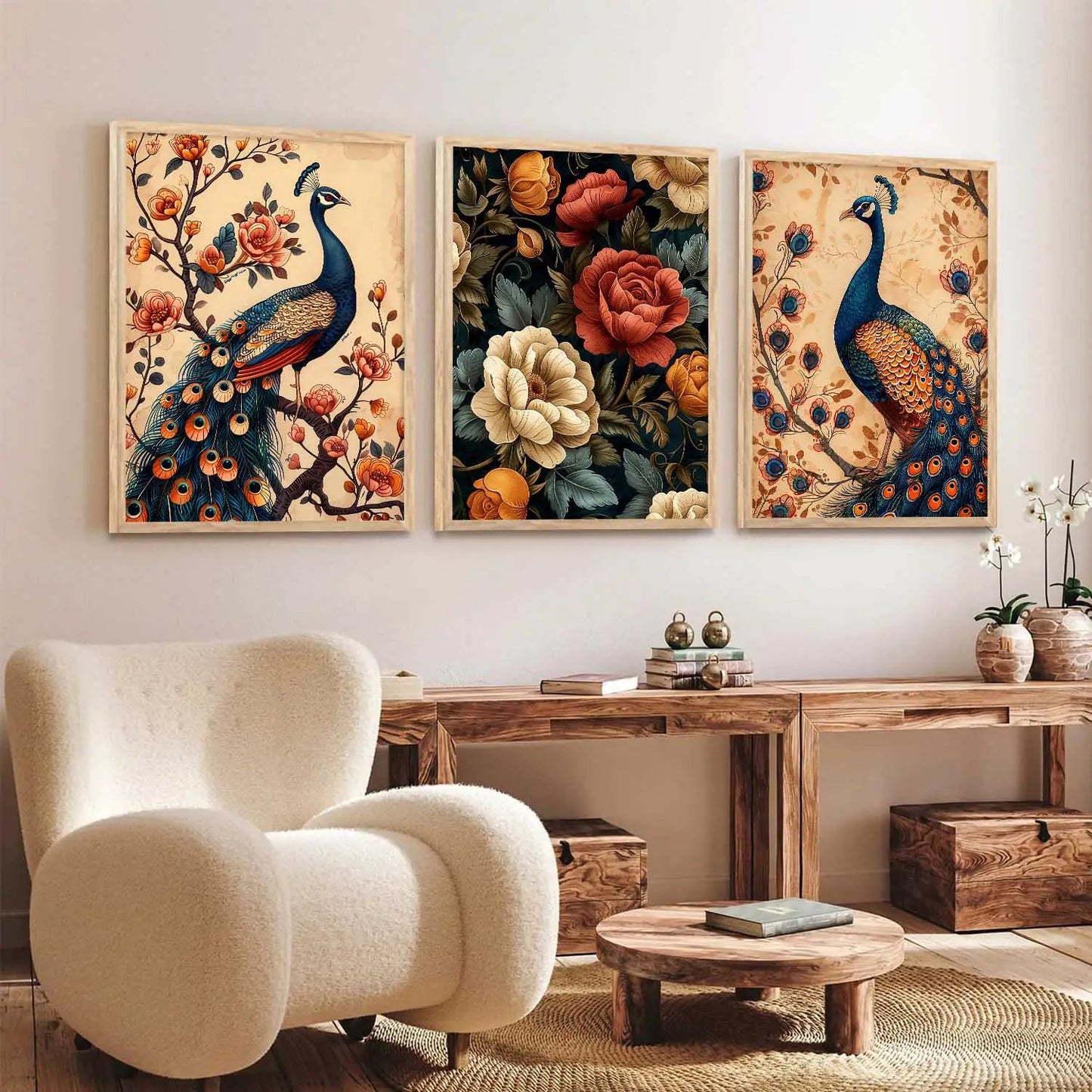Traditional Wall Art Paintings for Living Room - Wall Poster With frames