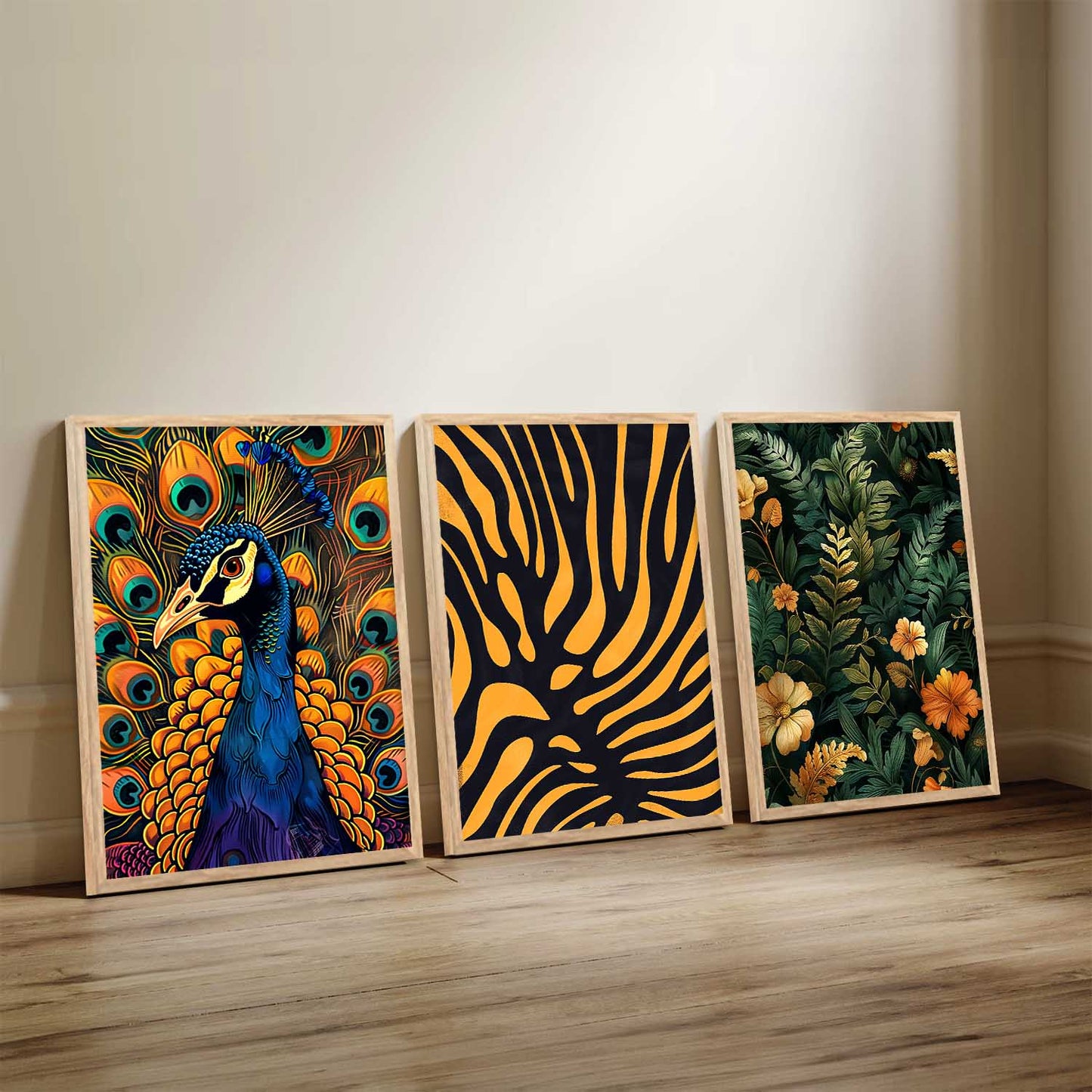 Traditional Wall Art Paintings for Living Room - Wall Poster With frames