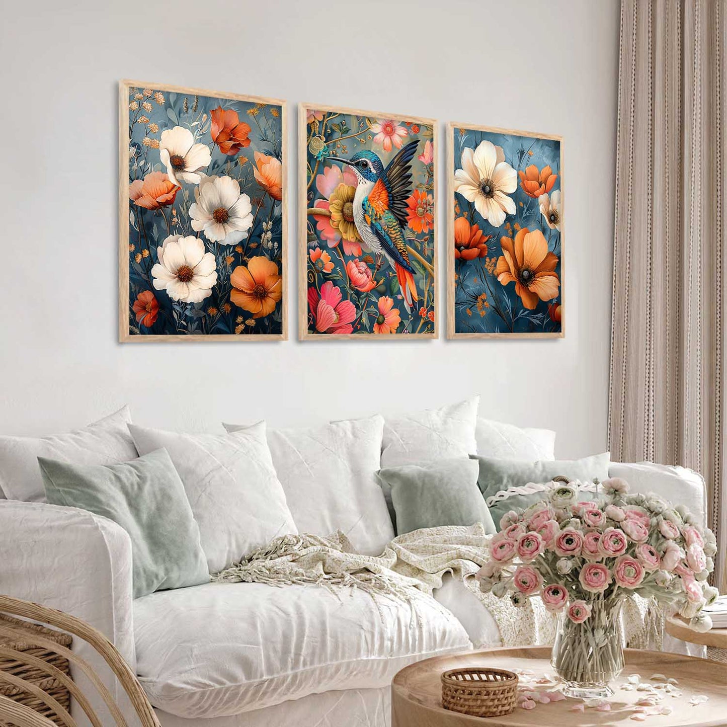 Traditional Wall Art Paintings for Living Room - Wall Poster With frames