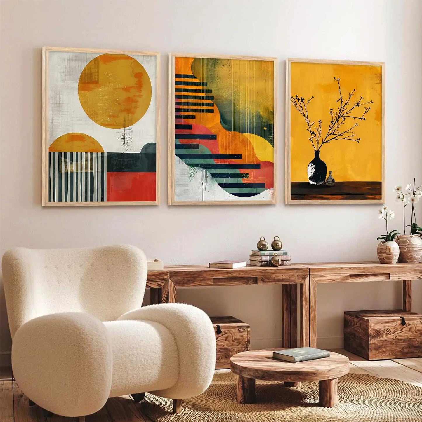 Modern Wall Art Paintings for Living Room - Wall Poster With frames