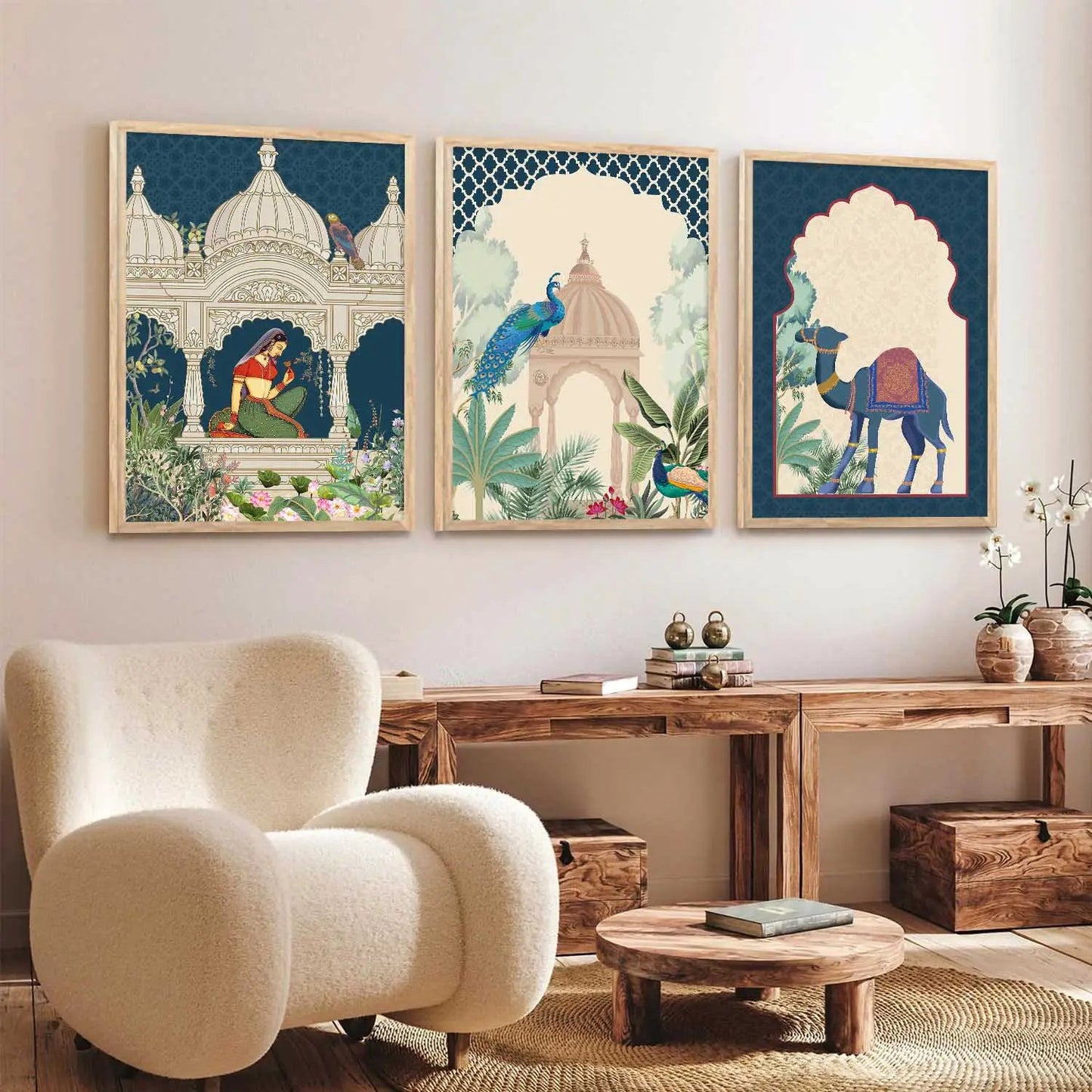 Traditional Wall Art Paintings for Living Room - Wall Poster With frames
