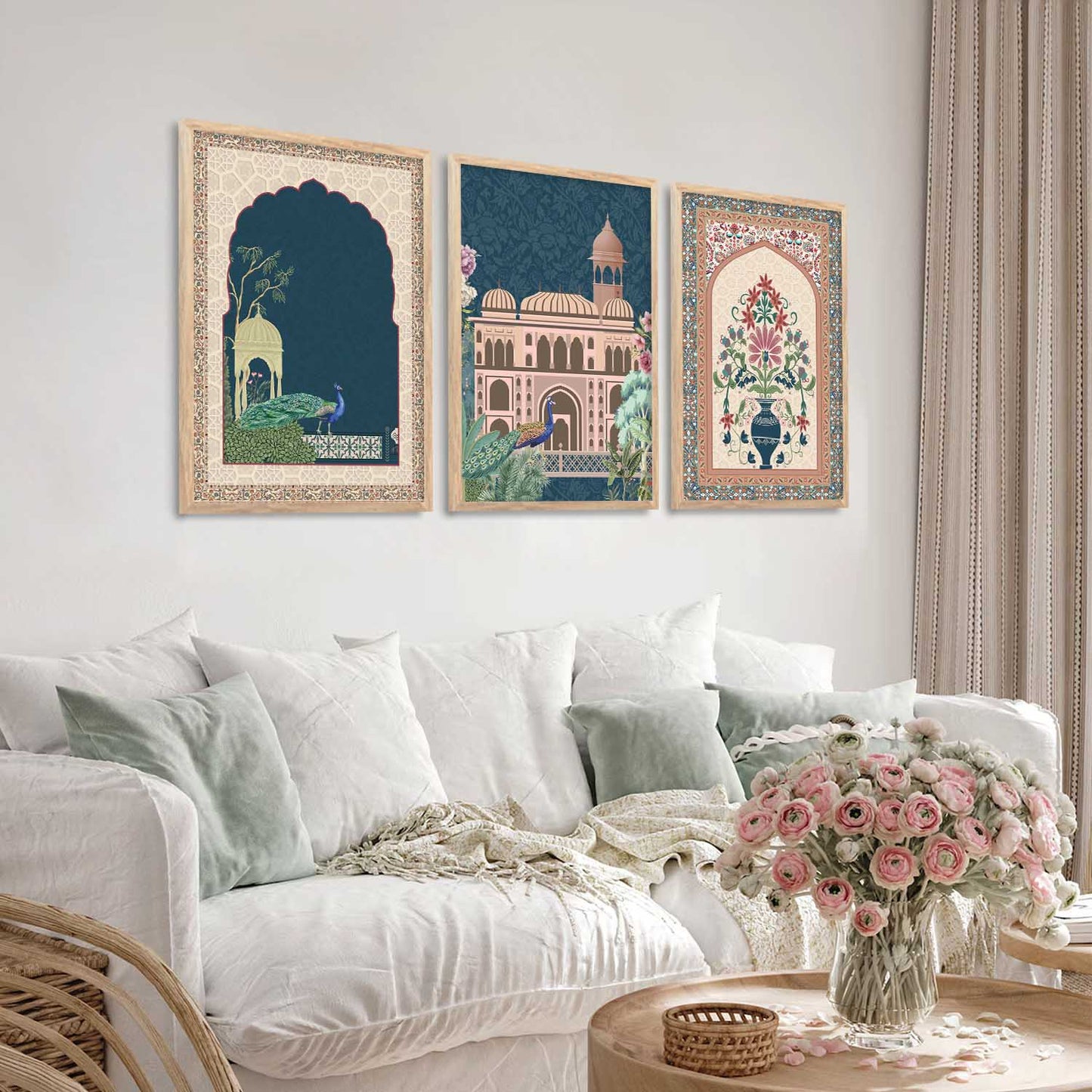 Traditional Wall Art Paintings for Living Room - Wall Poster With frames