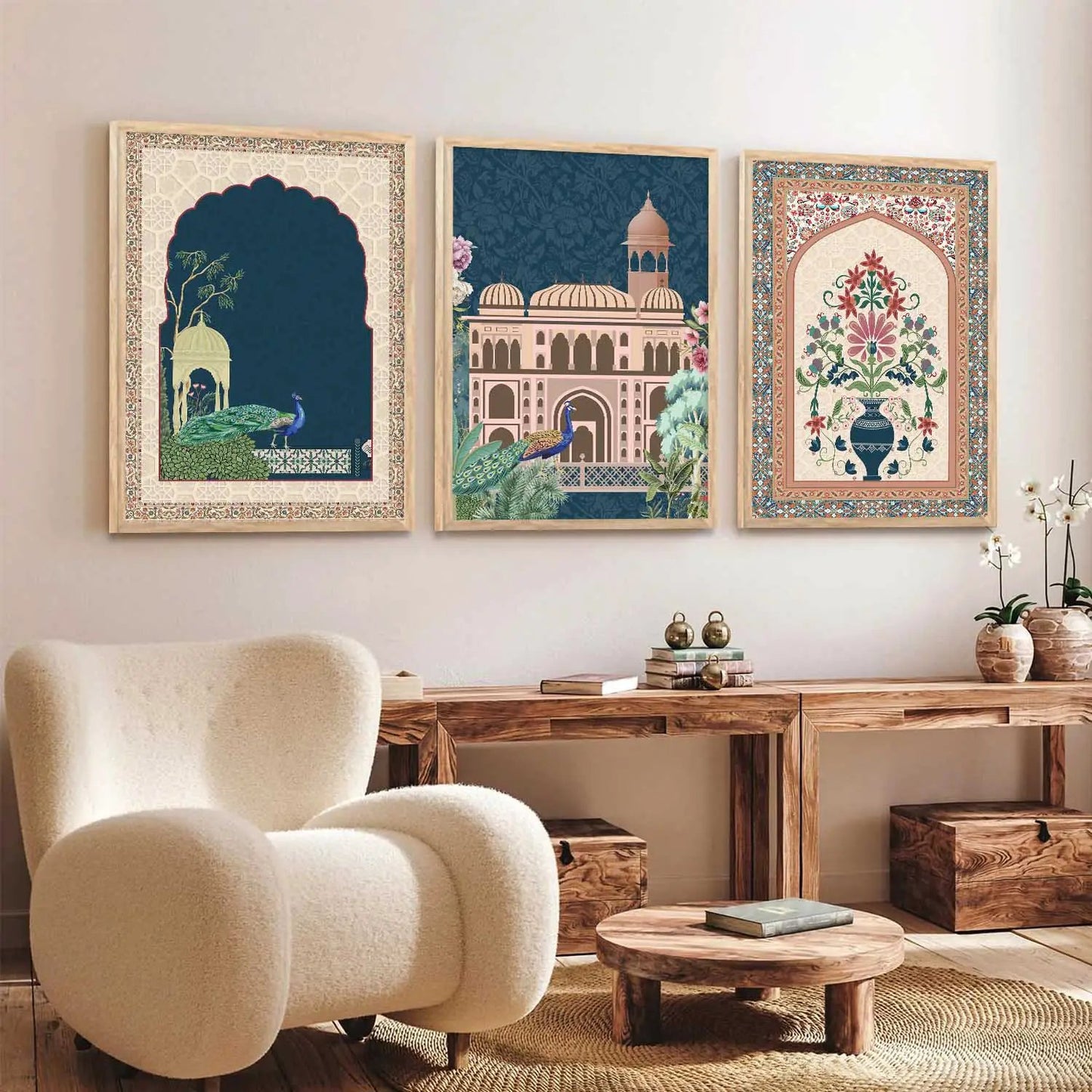 Traditional Wall Art Paintings for Living Room - Wall Poster With frames