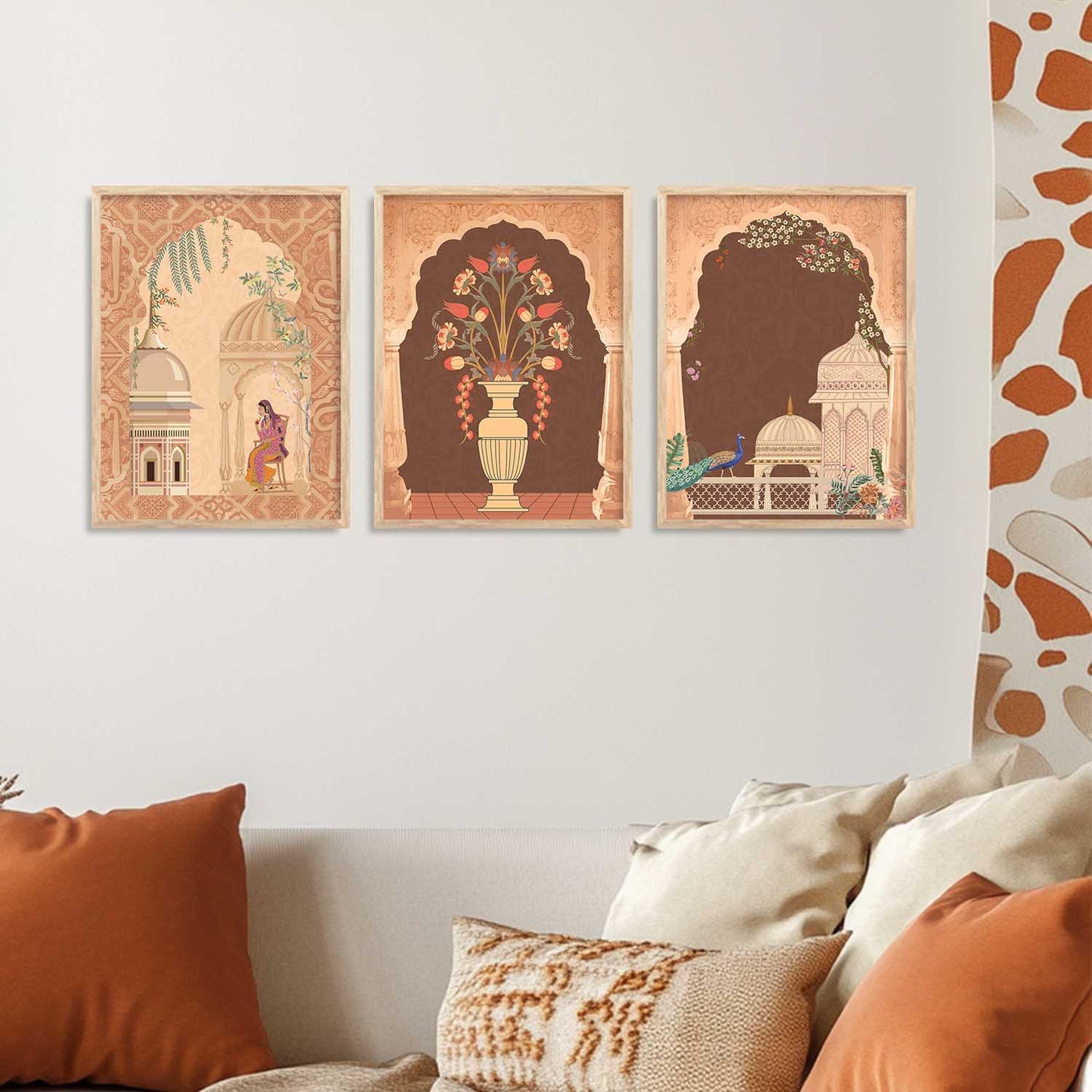 Traditional Wall Art Paintings for Living Room - Wall Poster With frames