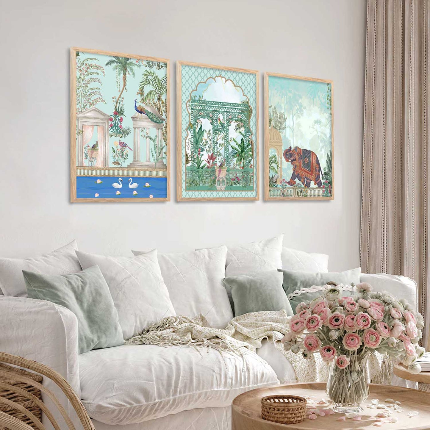 Traditional Wall Art Paintings for Living Room - Wall Poster With frames