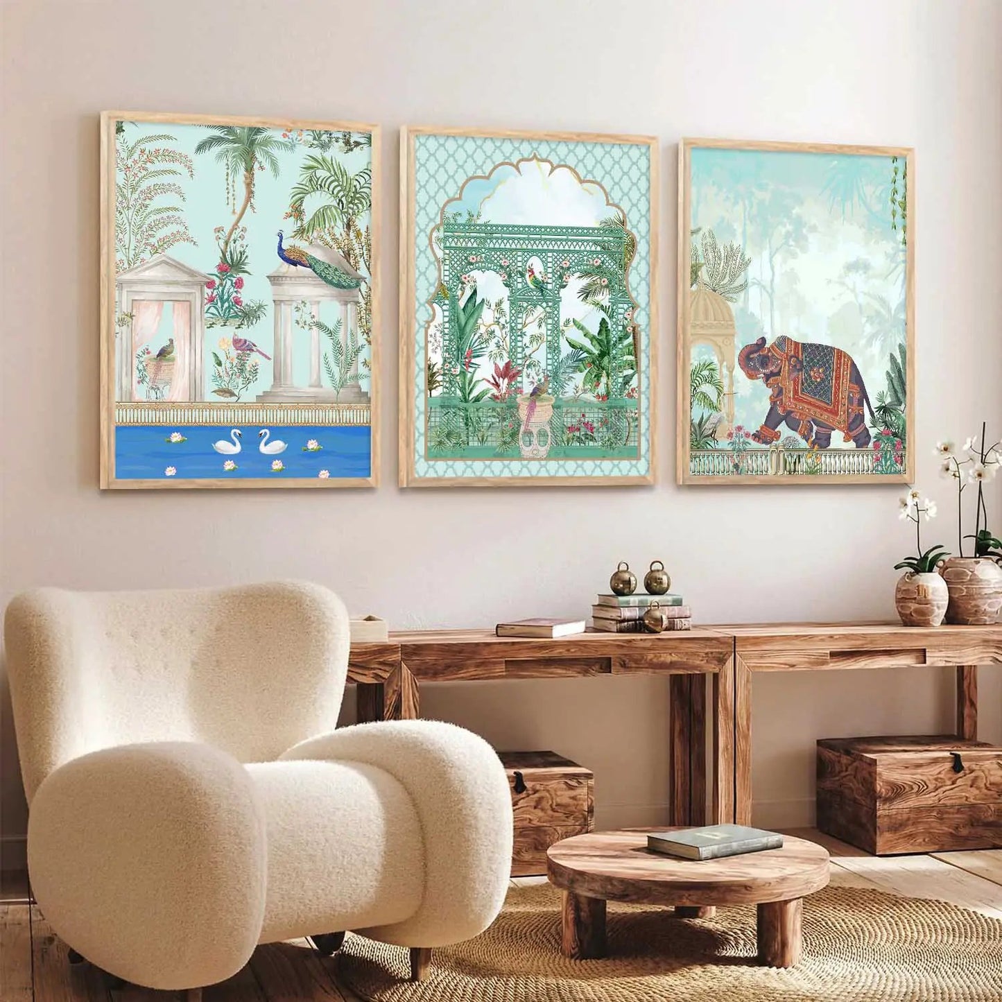 Traditional Wall Art Paintings for Living Room - Wall Poster With frames