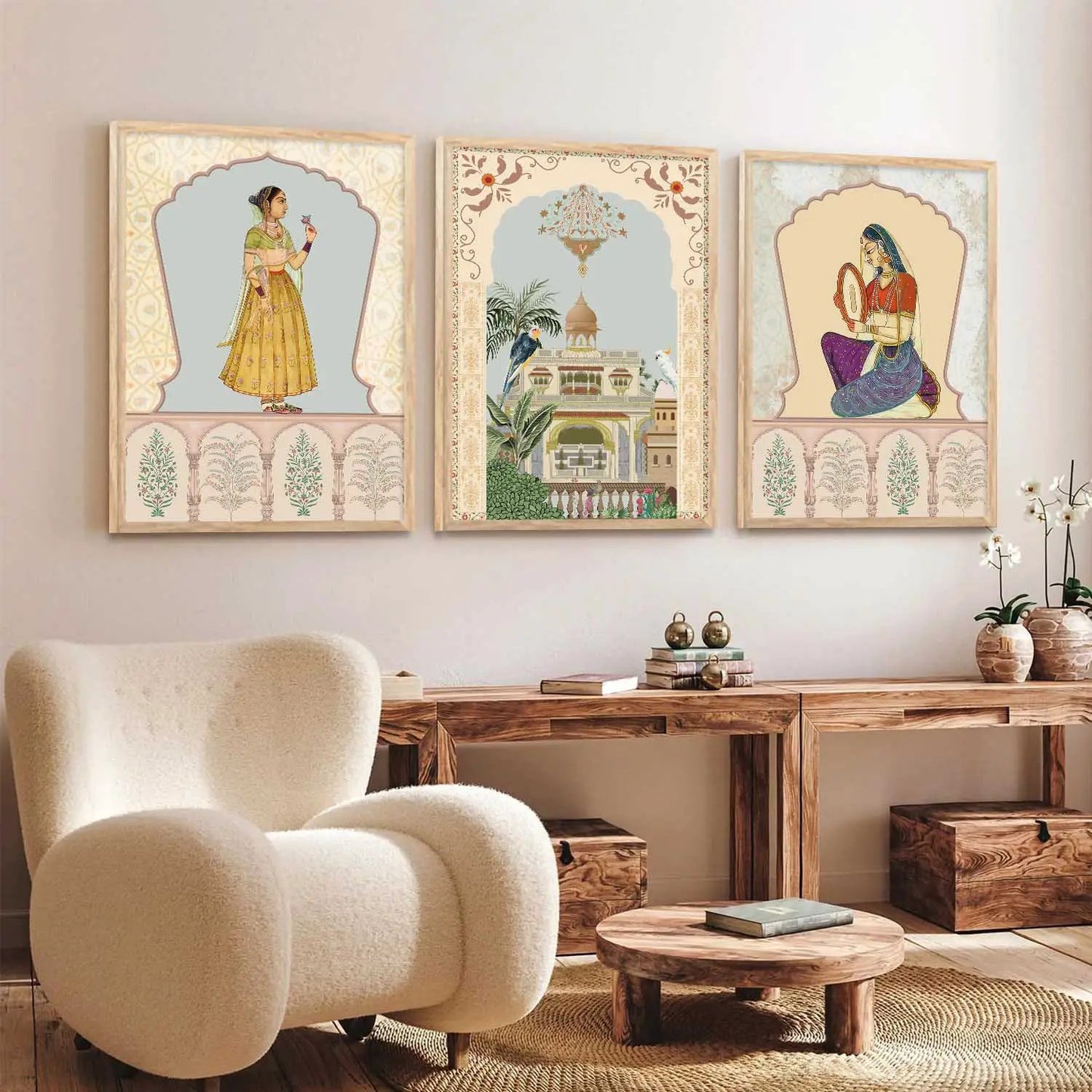 Traditional Wall Art Paintings for Living Room - Wall Poster With frames