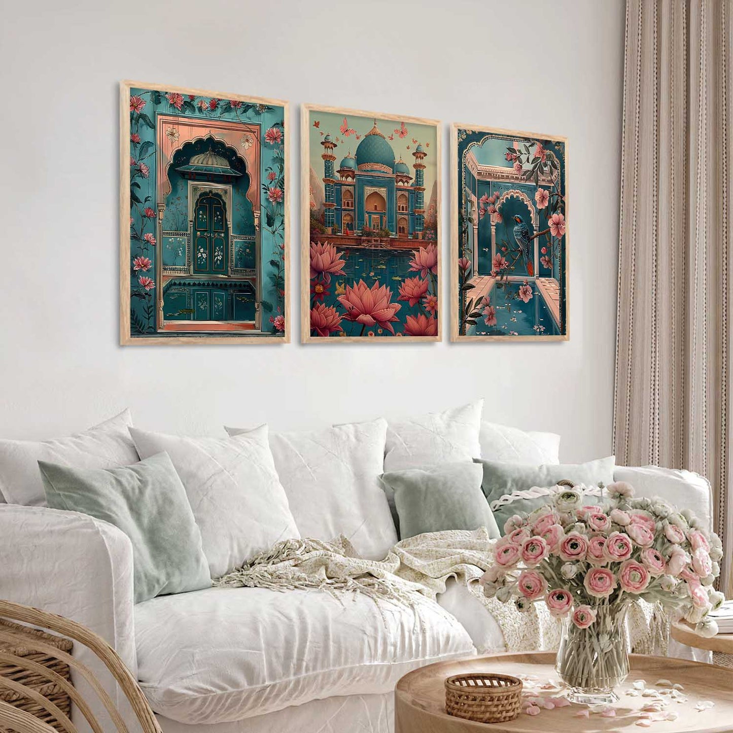Traditional Wall Art Paintings for Living Room - Wall Poster With frames