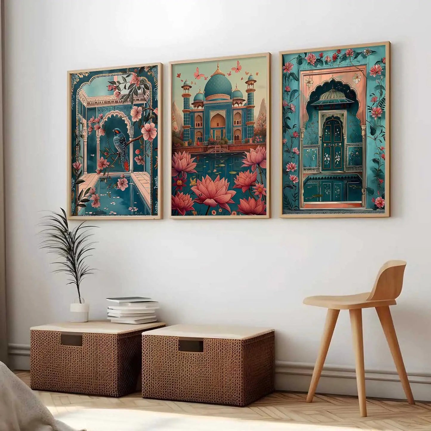 Traditional Wall Art Paintings for Living Room - Wall Poster With frames