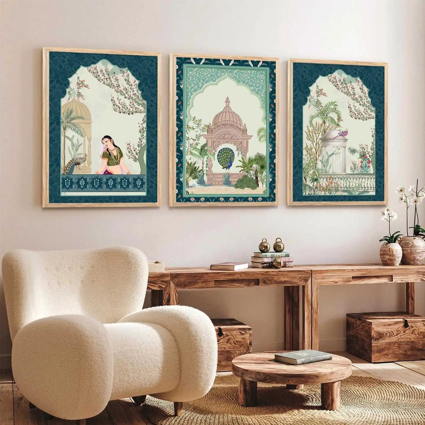 Traditional Wall Art Paintings for Living Room - Wall Poster With frames