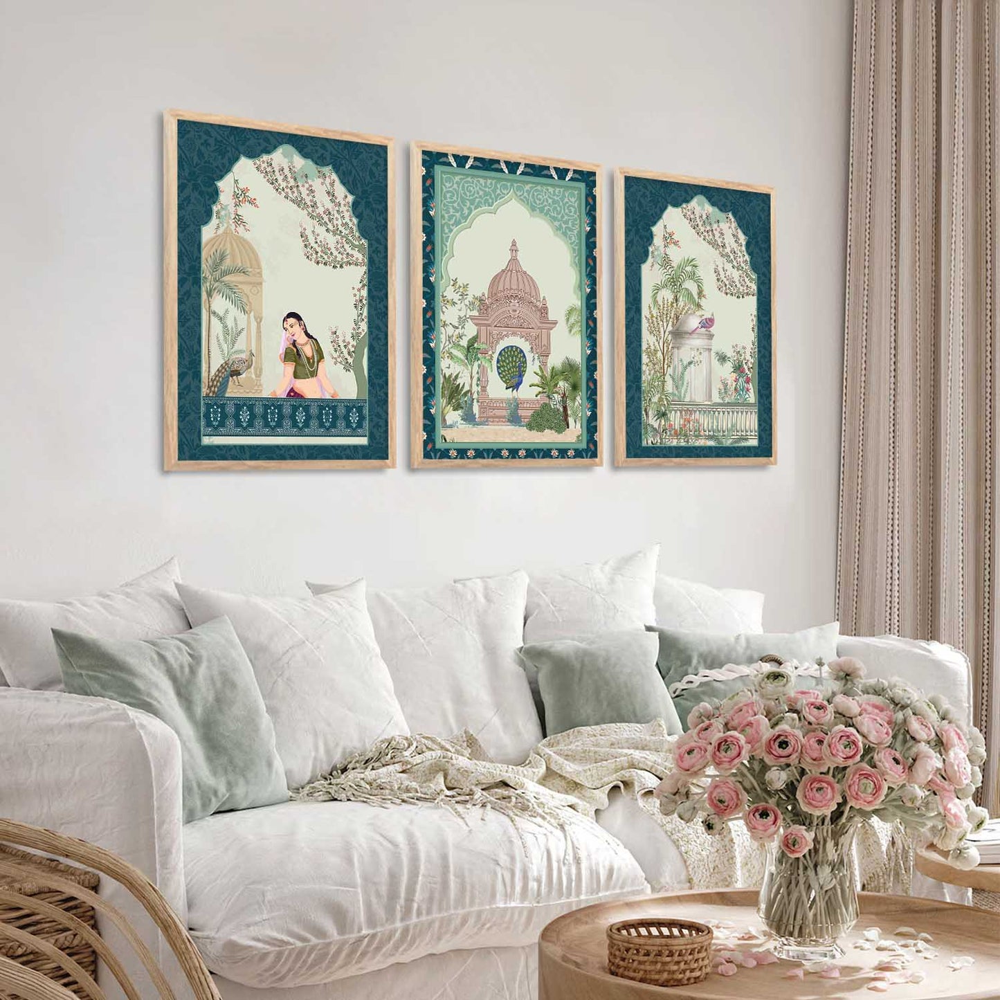 Traditional Wall Art Paintings for Living Room - Wall Poster With frames