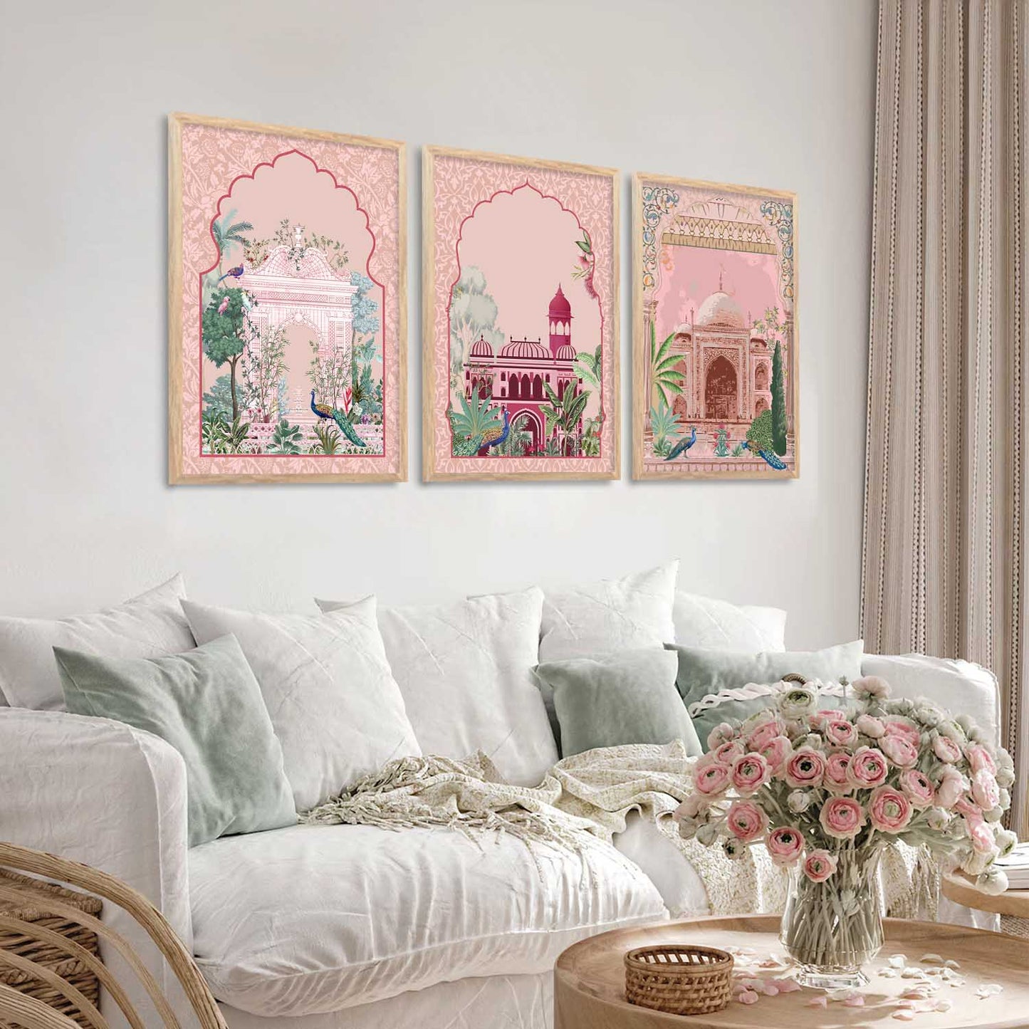 Traditional Wall Art Paintings for Living Room - Wall Poster With frames