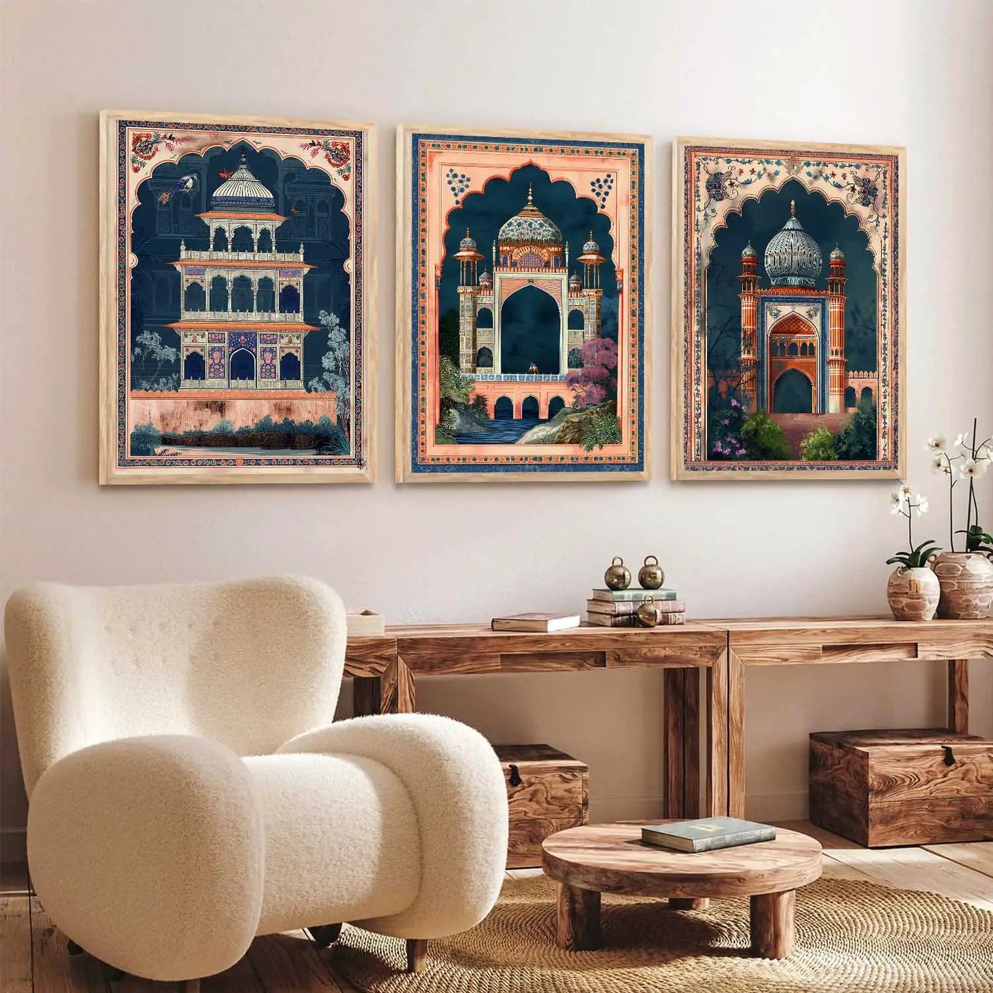 Traditional Wall Art Paintings for Living Room - Wall Poster With frames