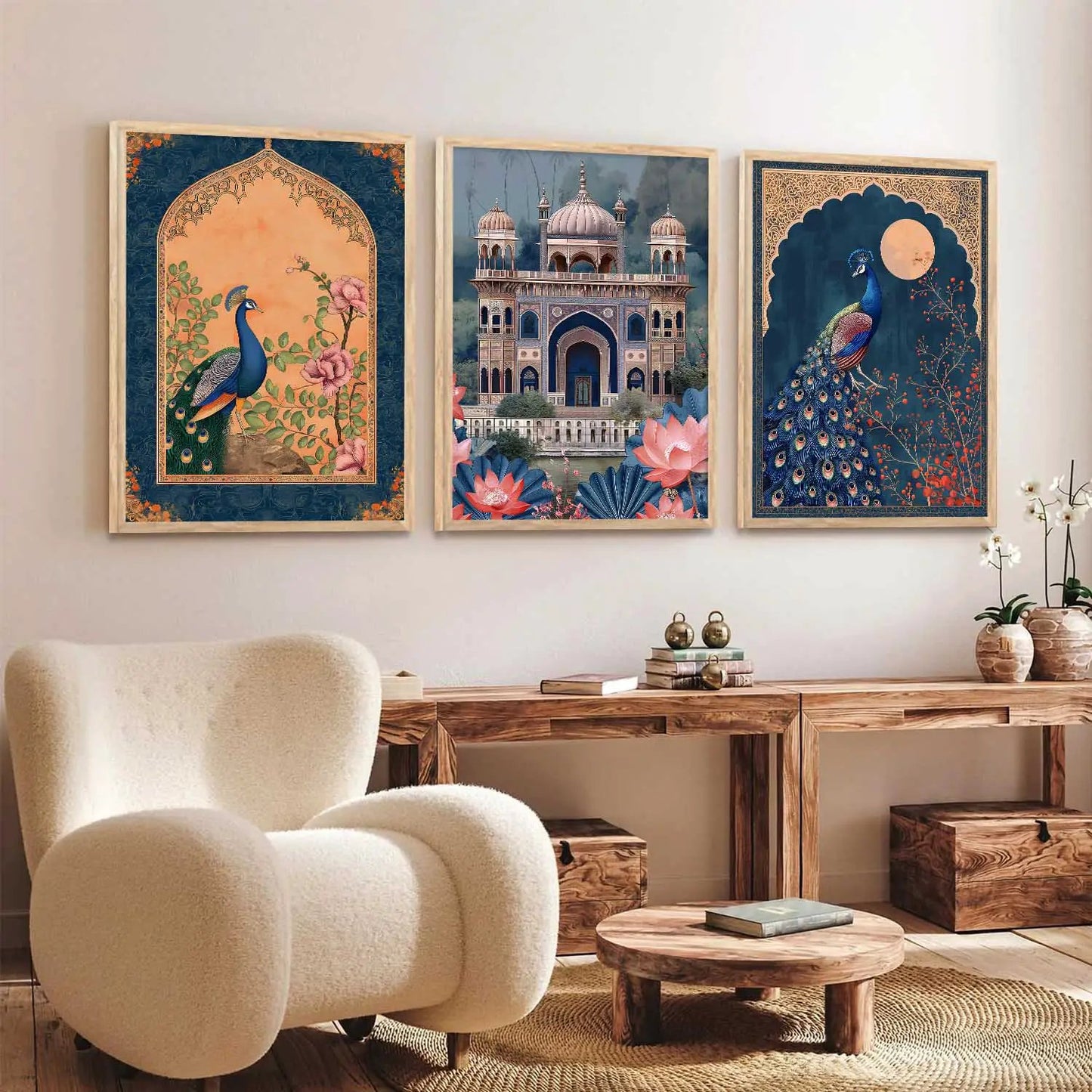 Traditional Wall Art Paintings for Living Room - Wall Poster With frames
