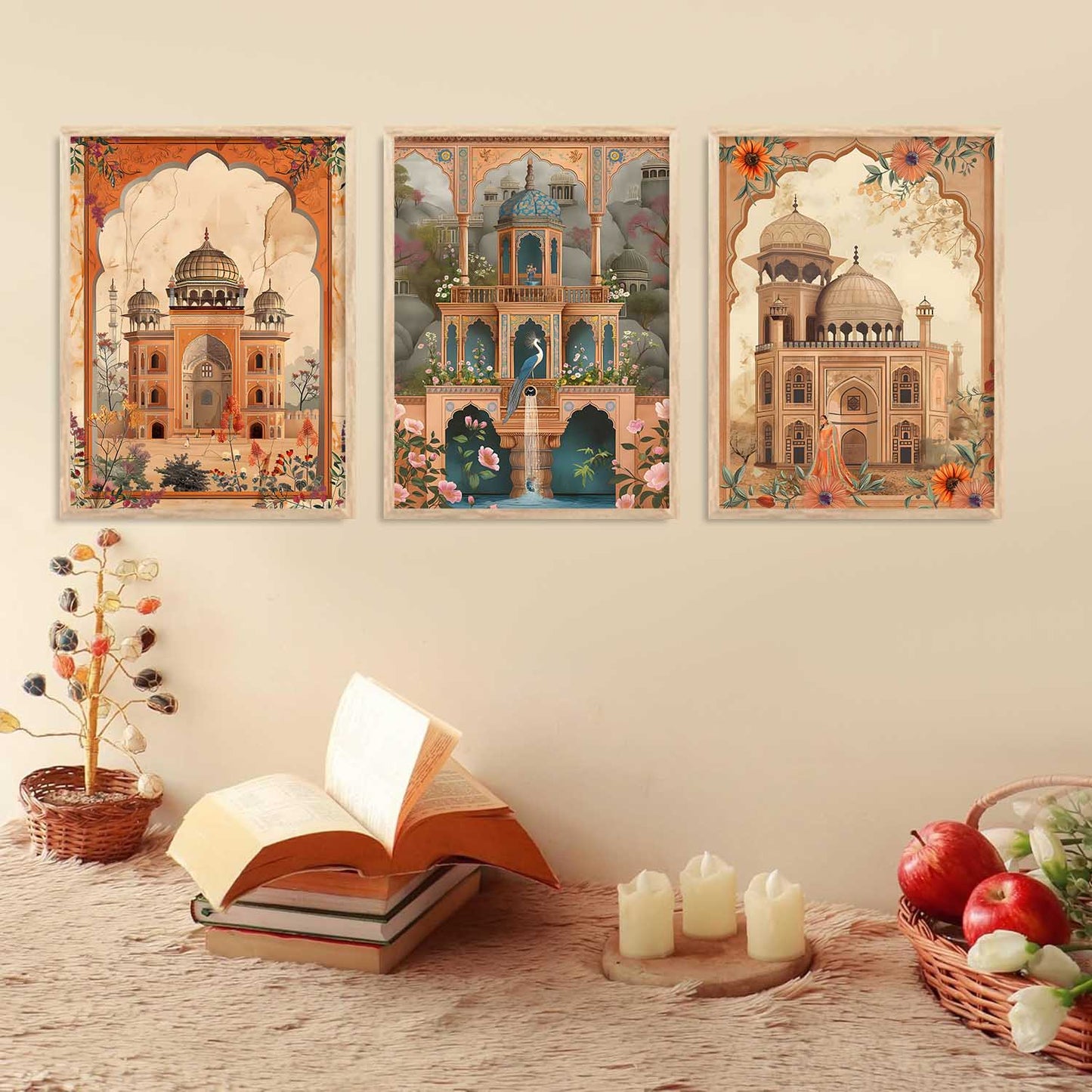 Traditional Wall Art Paintings for Living Room - Wall Poster With frames