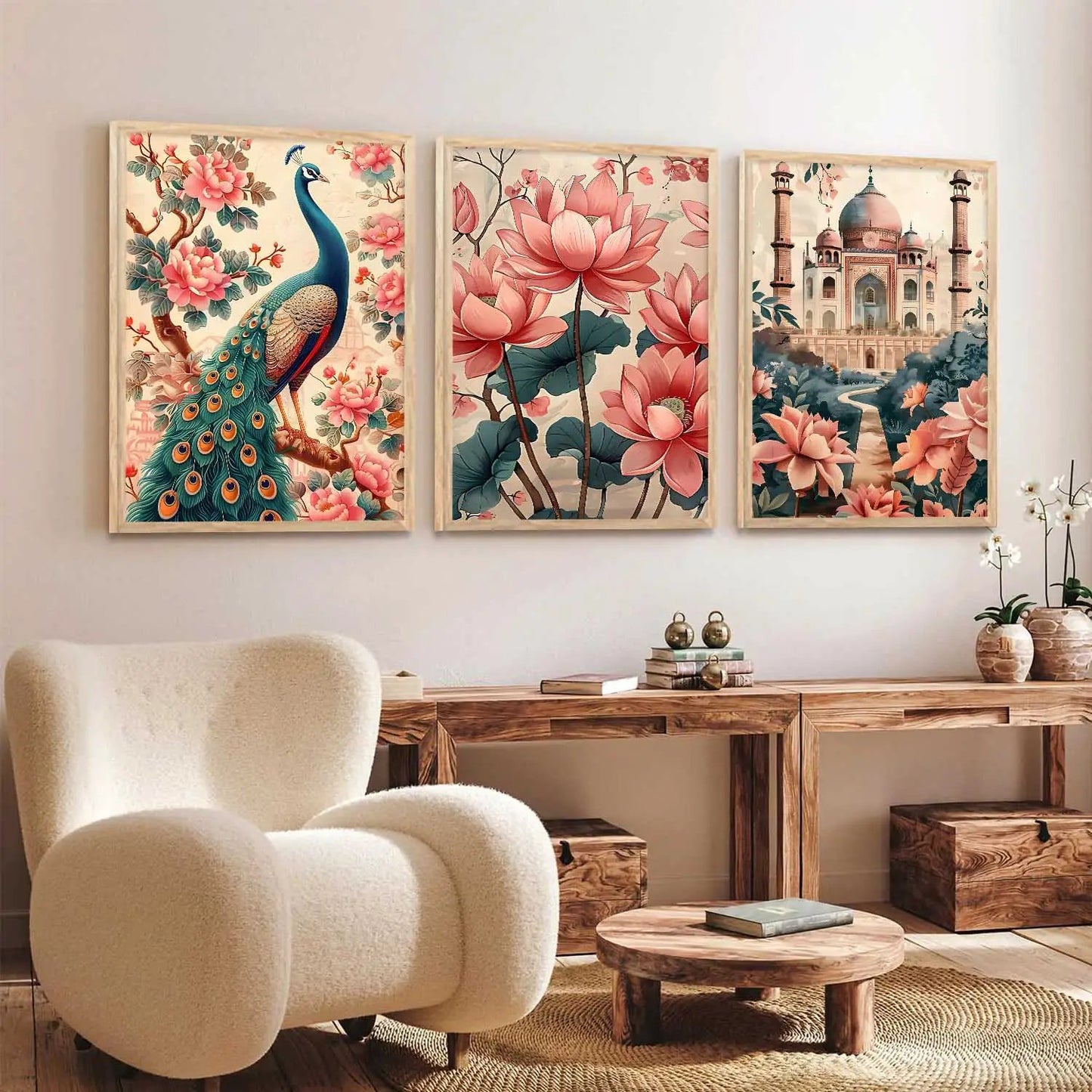 Traditional Wall Art Paintings for Living Room - Wall Poster With frames