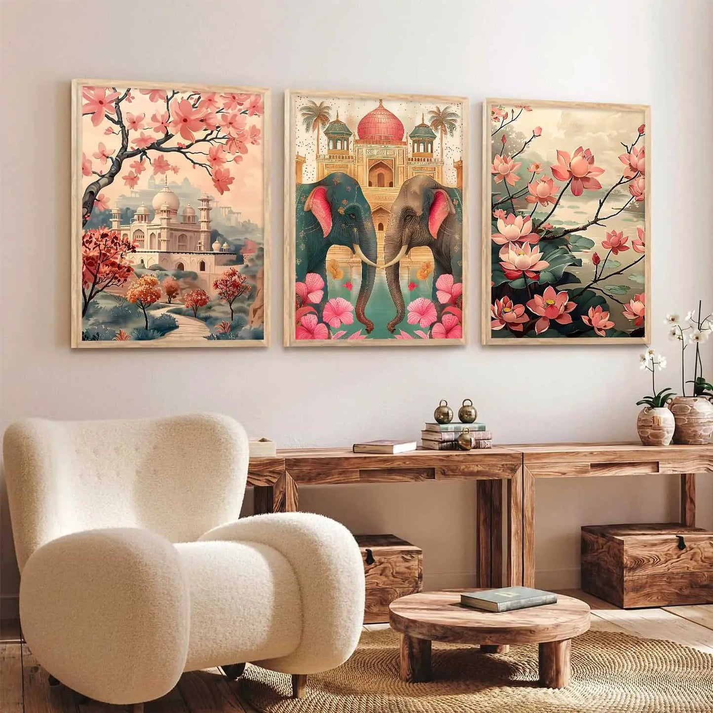 Traditional Wall Art Paintings for Living Room - Wall Poster With frames