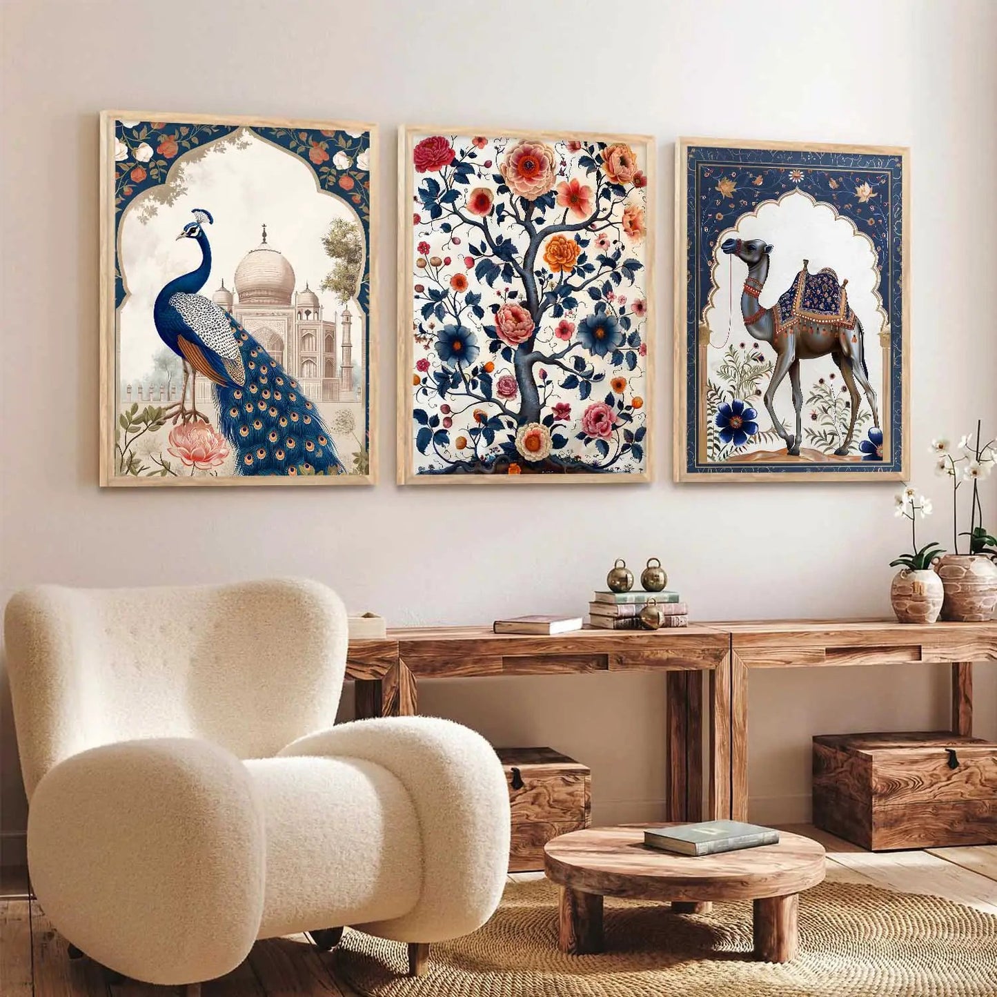 Traditional Wall Art Paintings for Living Room - Wall Poster With frames