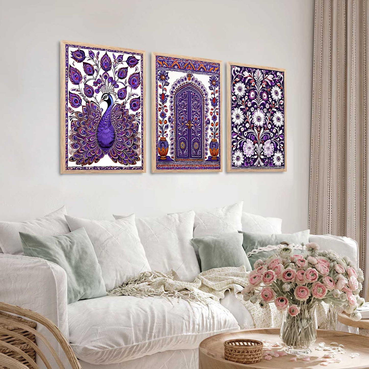 Traditional Wall Art Paintings for Living Room - Wall Poster With frames