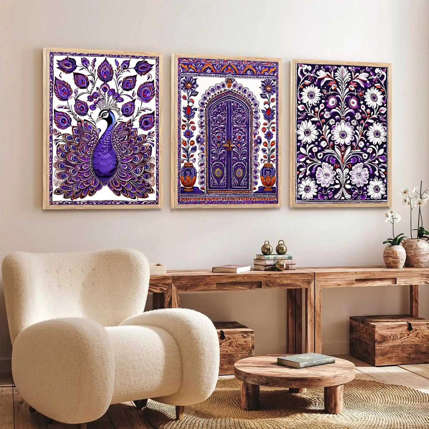 Traditional Wall Art Paintings for Living Room - Wall Poster With frames